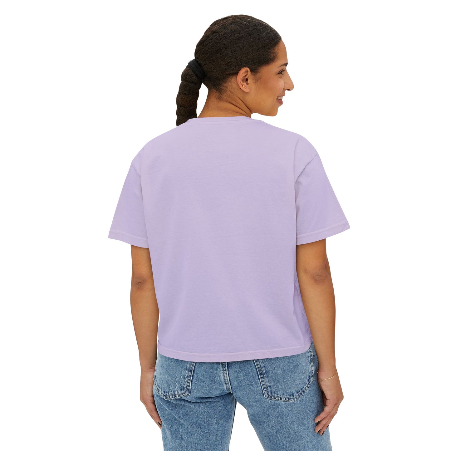 Women's Boxy Tee with 'F*CK OFF' Design, Trendy Graphic Shirt, Casual Everyday Wear, Gift for Her, Festival Fashion