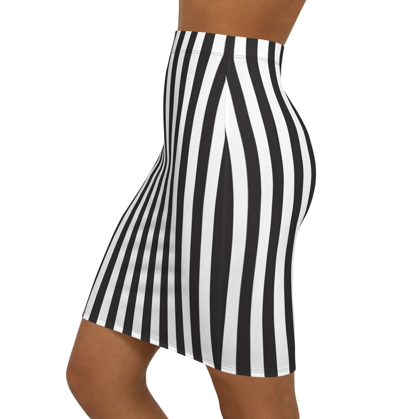 Chic Striped Midi Pencil Skirt, Women's Fashion Skirt, Office Wear, Party Outfit, Trendy Summer Style