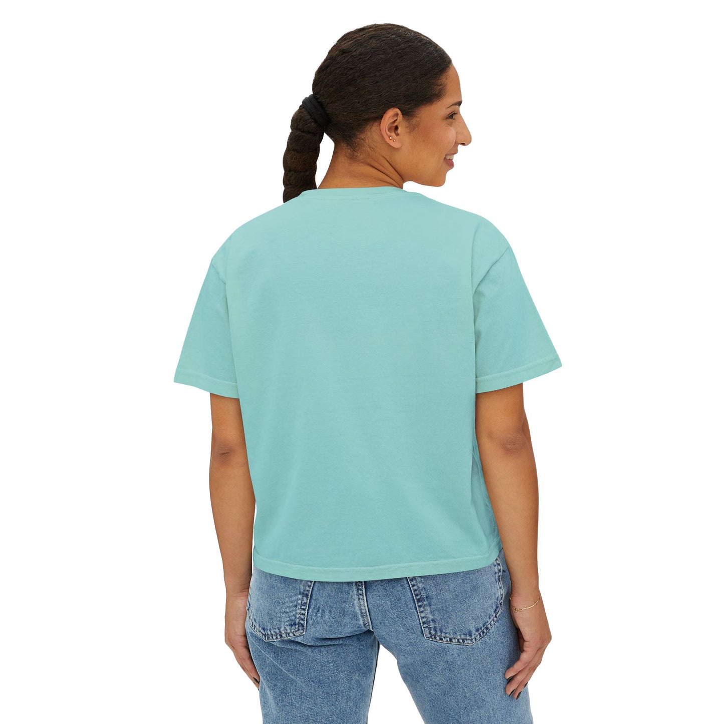 Women's Boxy Tee with 'F*CK OFF' Design, Trendy Graphic Shirt, Casual Everyday Wear, Gift for Her, Festival Fashion
