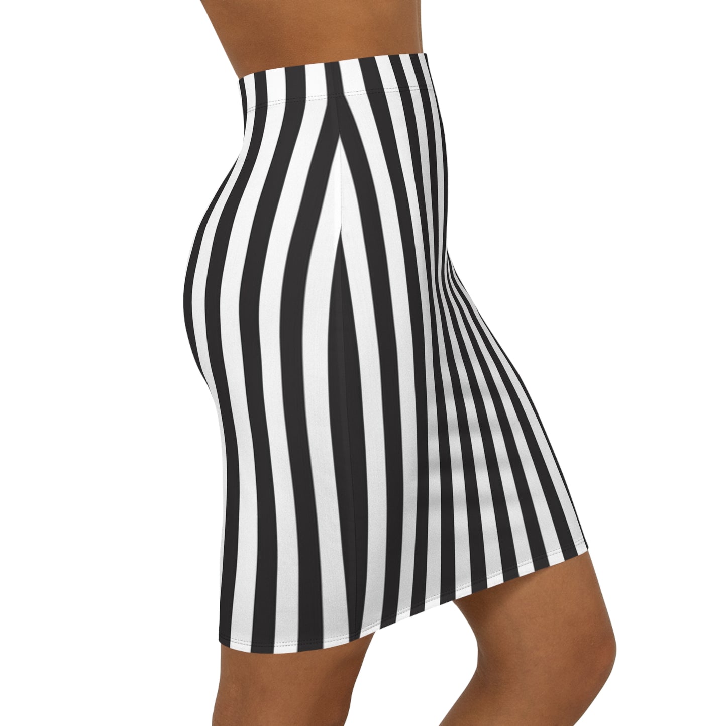 Chic Striped Midi Pencil Skirt, Women's Fashion Skirt, Office Wear, Party Outfit, Trendy Summer Style