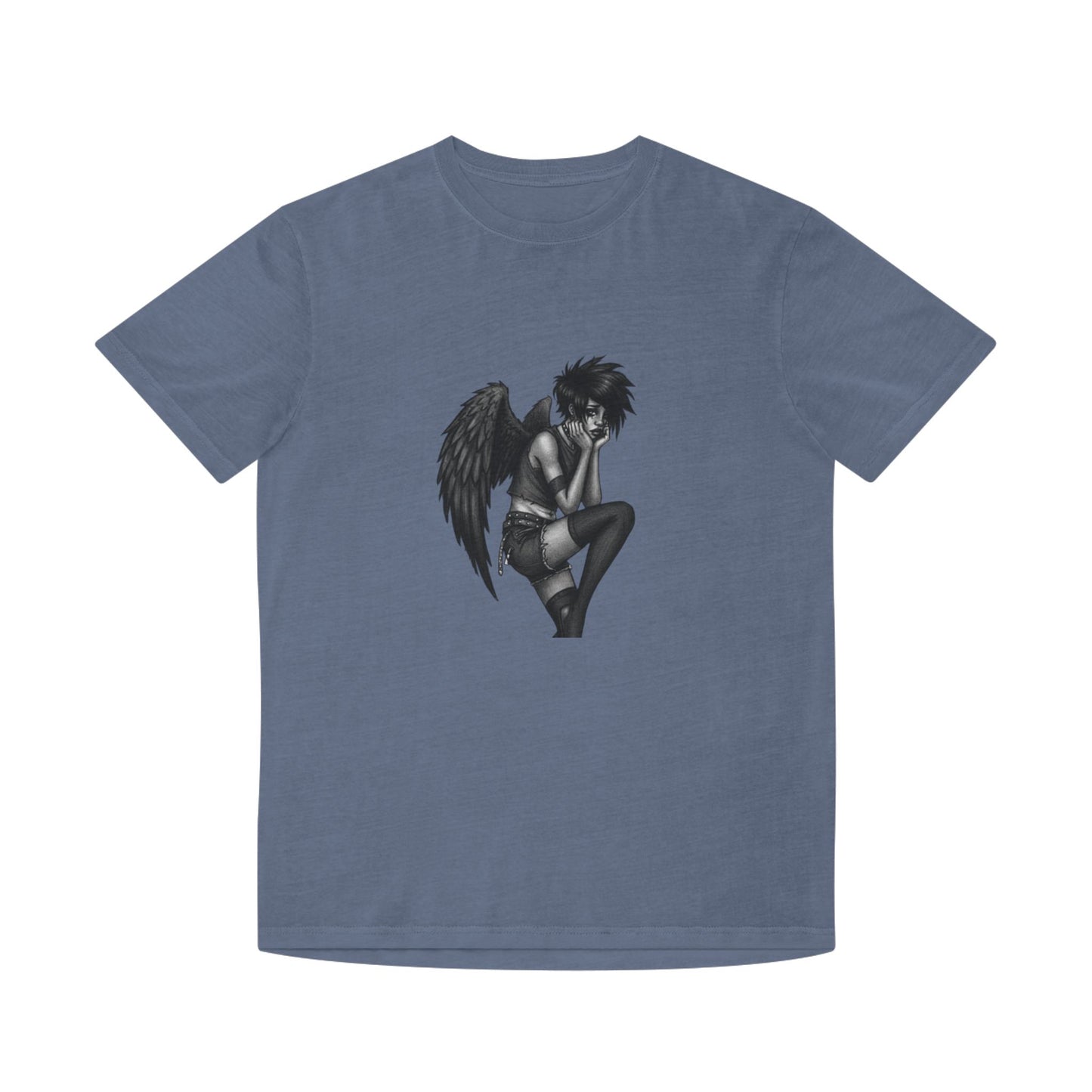 Unisex Vintage Angel Graphic Tee, Casual Wear, Gift for Him/Her, Festival Fashion, Trendy Streetwear
