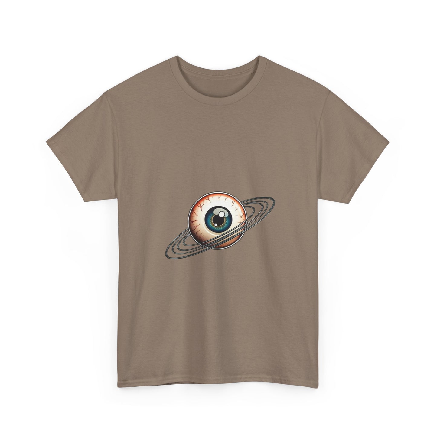 Cosmic Eye Graphic Tee | Unisex Heavy Cotton T-Shirt, Space Lover Gift, Trendy Casual Wear, Unique Birthday Present, Art-Inspired Fashion