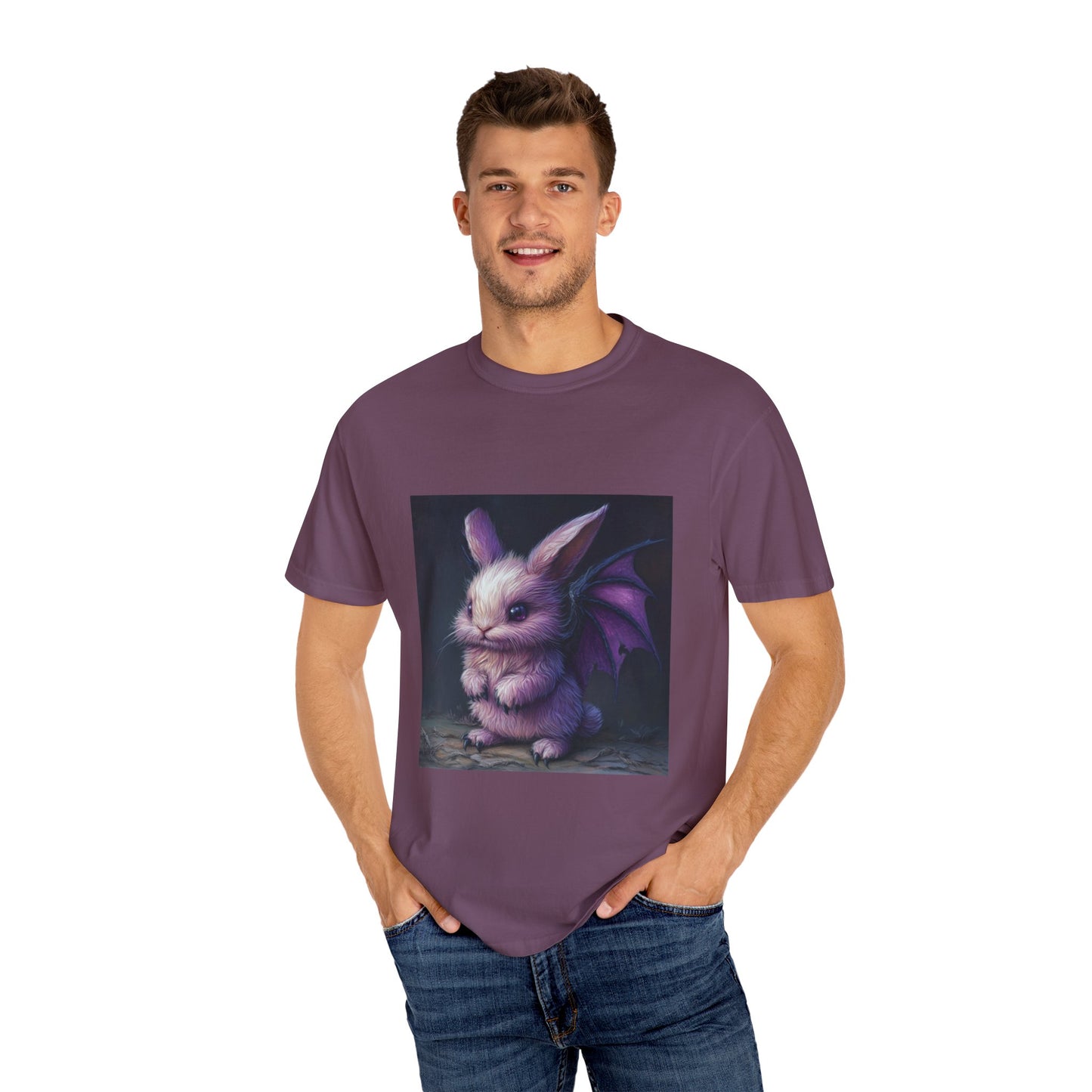 Fantasy Dragon Bunny Unisex T-shirt | Cute Animal Graphic Tee, Nature Lovers Gift, Whimsical Apparel, Perfect for Kids & Adults