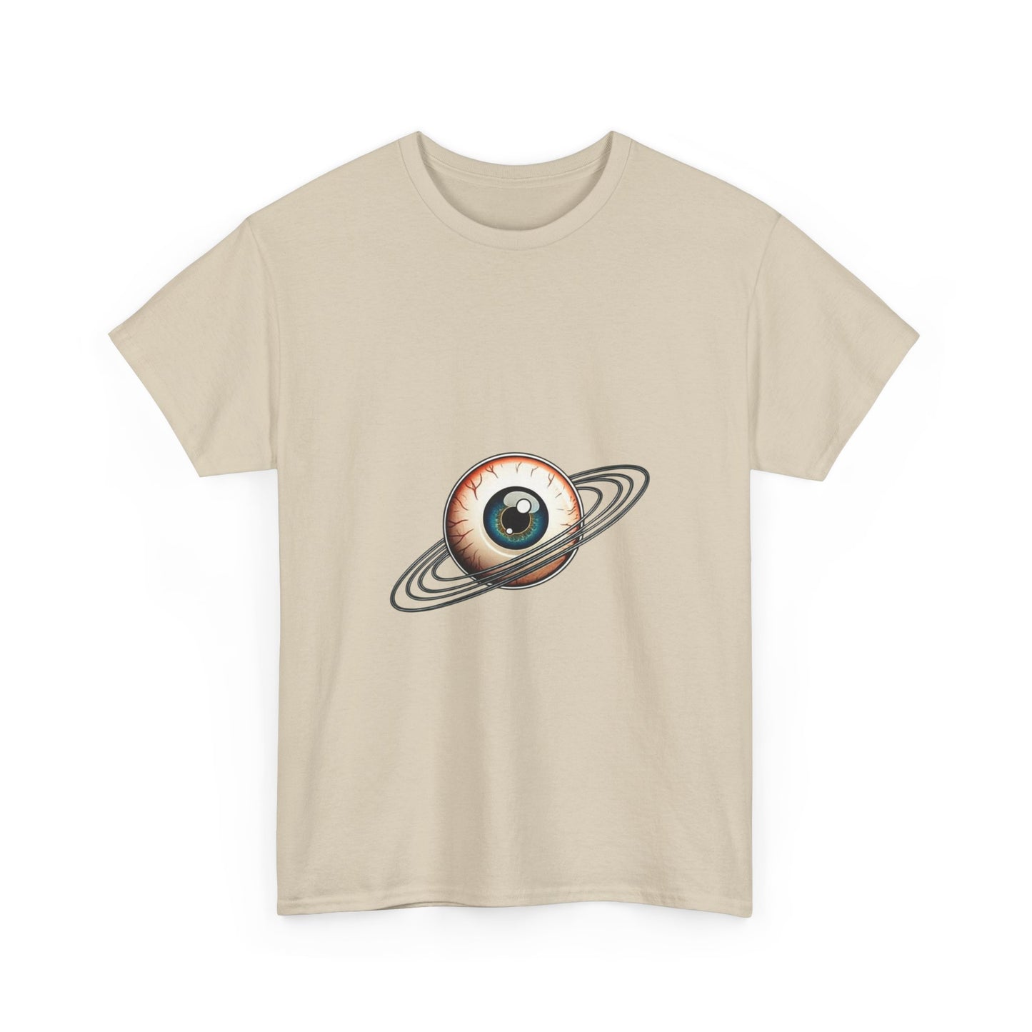 Cosmic Eye Graphic Tee | Unisex Heavy Cotton T-Shirt, Space Lover Gift, Trendy Casual Wear, Unique Birthday Present, Art-Inspired Fashion