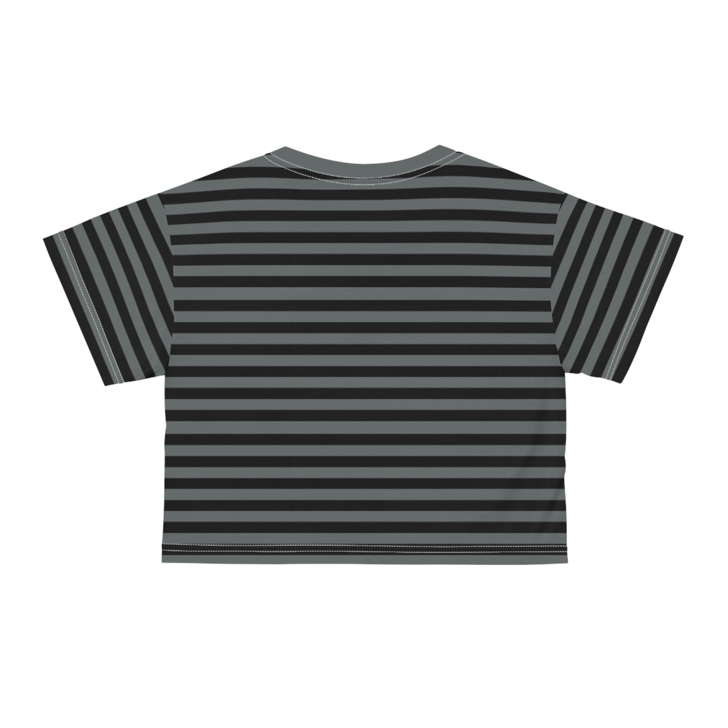 Stylish Striped Crop Tee for Casual Vibes