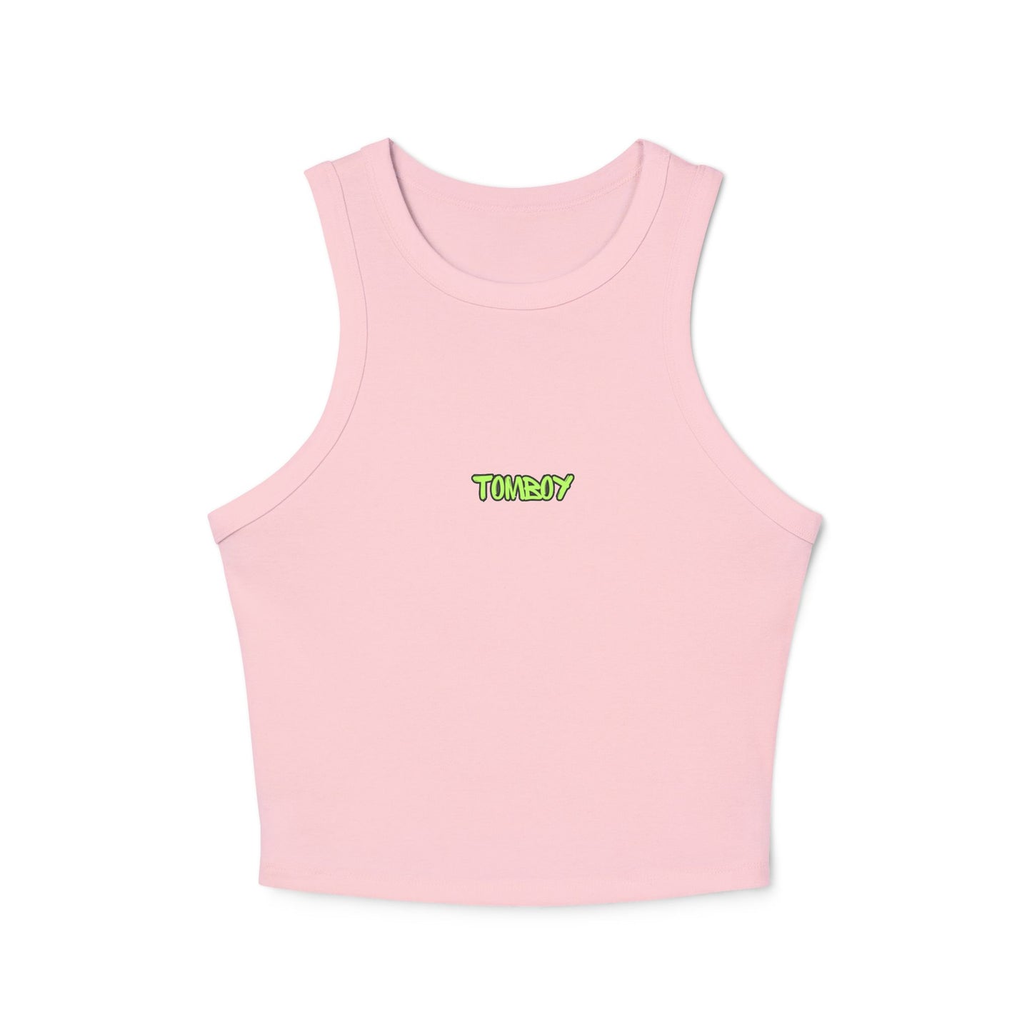 Chic Women's Racer Tank Top - Summer Style, Casual Wear, Fitness Apparel, Everyday Essential, Trendy Sleeveless Top