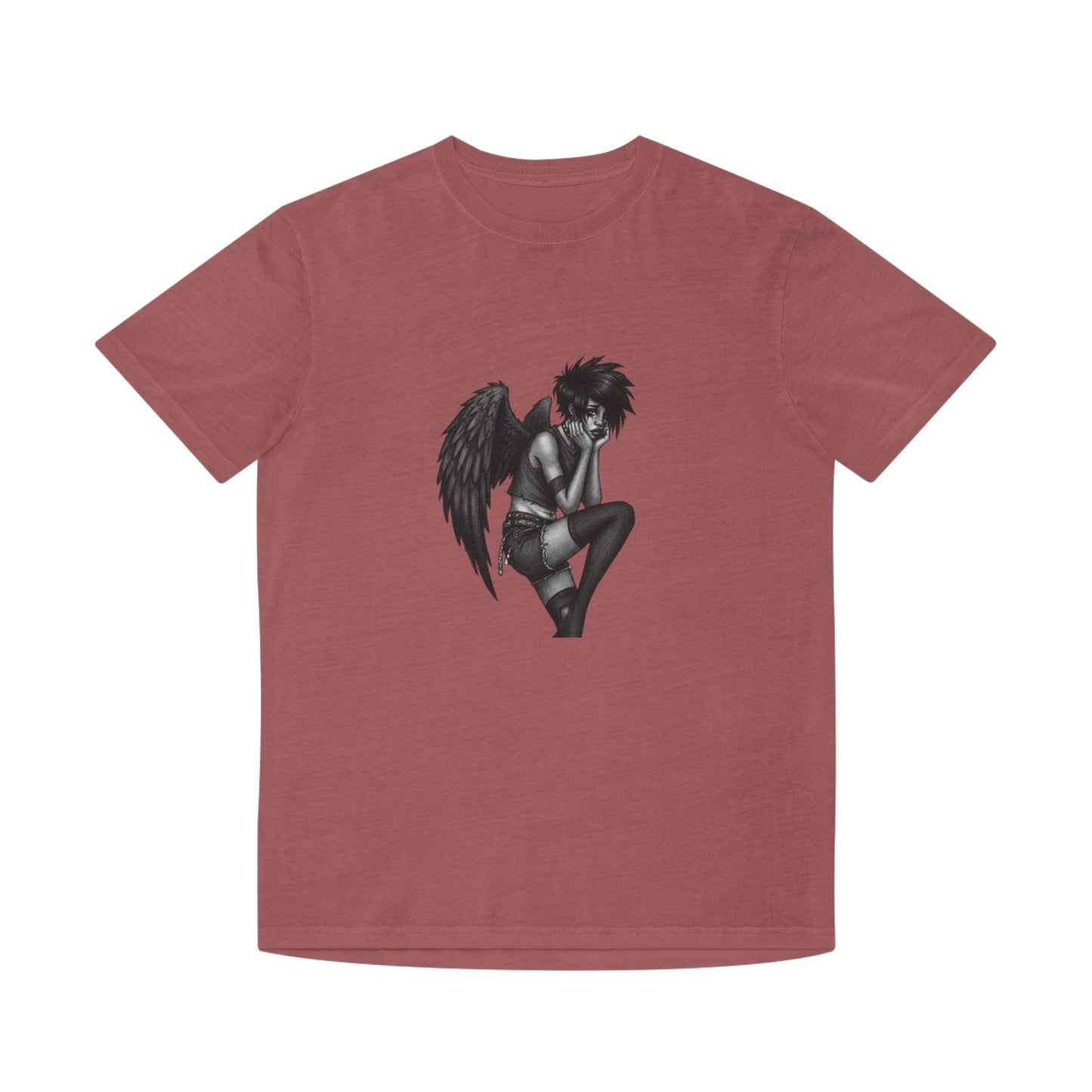 Unisex Vintage Angel Graphic Tee, Casual Wear, Gift for Him/Her, Festival Fashion, Trendy Streetwear