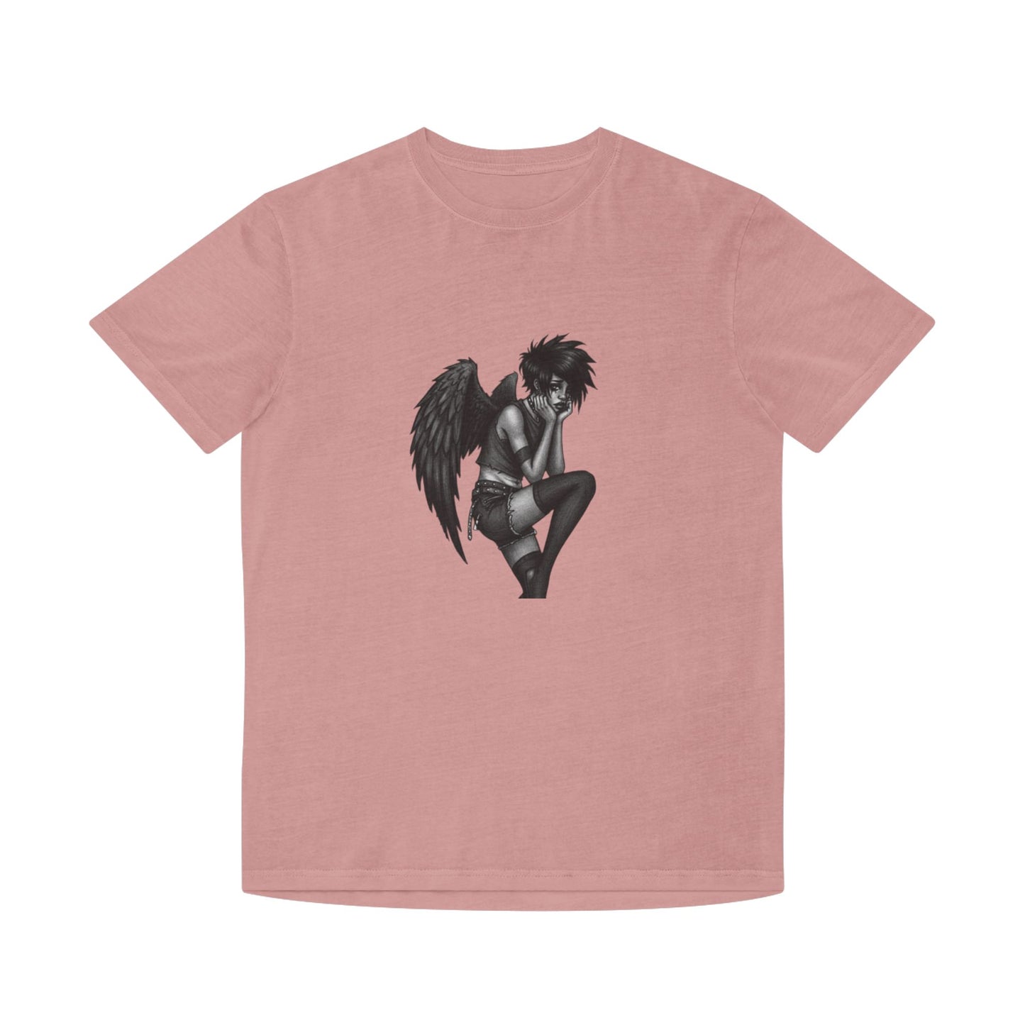 Unisex Vintage Angel Graphic Tee, Casual Wear, Gift for Him/Her, Festival Fashion, Trendy Streetwear