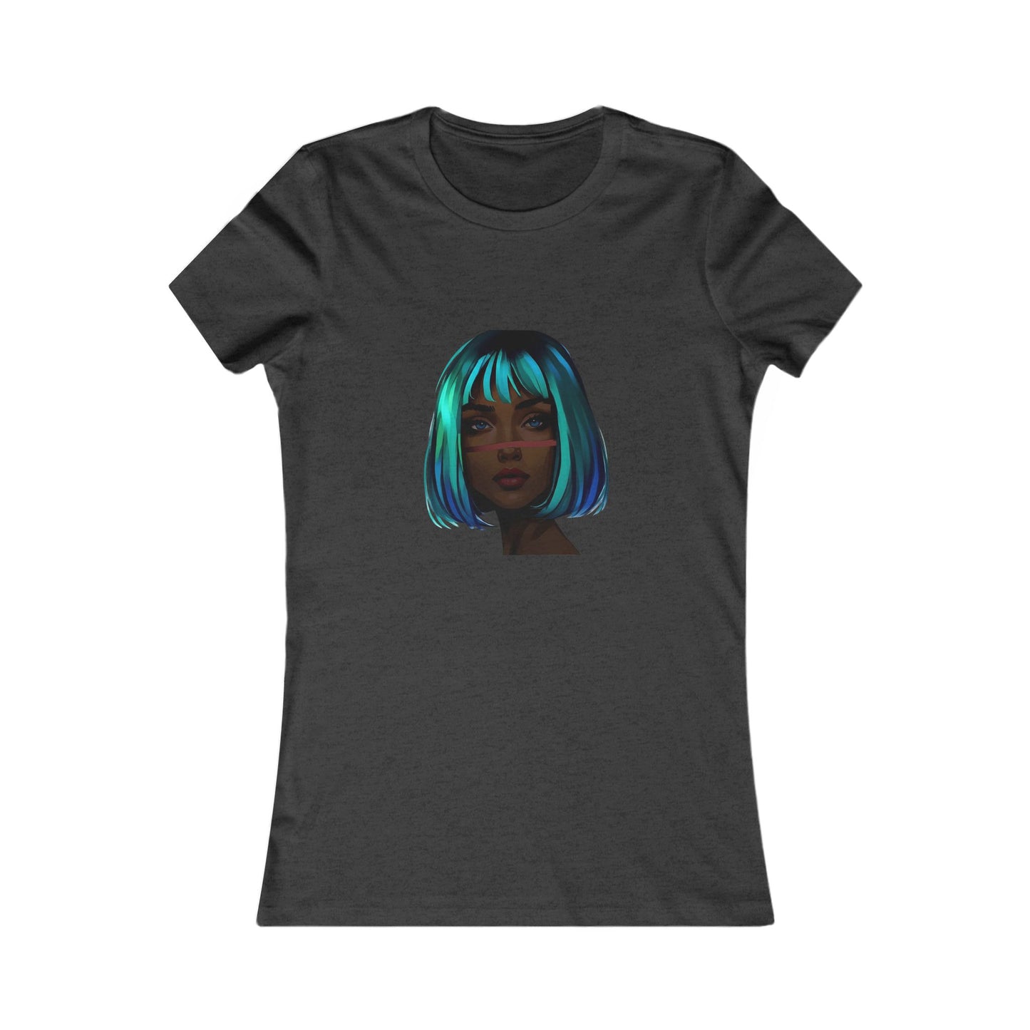 Stylish Women's Graphic Tee with Unique Art, Casual Wear, Birthday Gift, Summer Outfit, Art Lover's Top