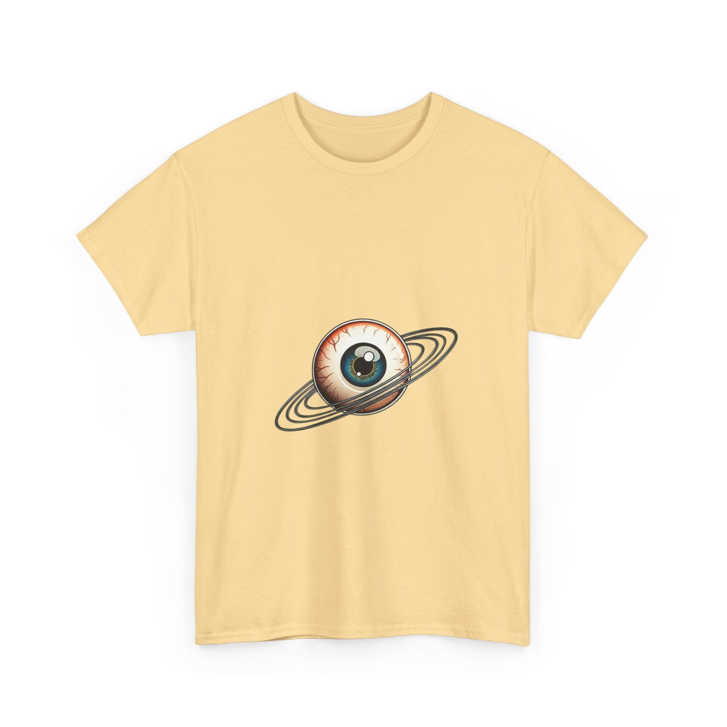 Cosmic Eye Graphic Tee | Unisex Heavy Cotton T-Shirt, Space Lover Gift, Trendy Casual Wear, Unique Birthday Present, Art-Inspired Fashion