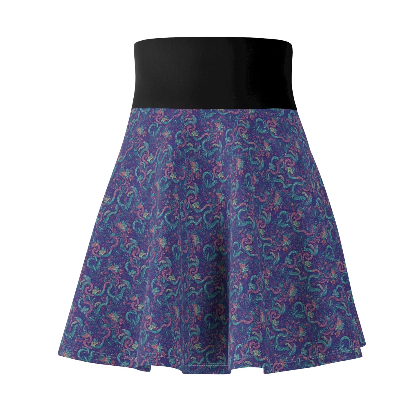 Women's Skater Skirt with Colorful Abstract Design | Casual Dress, Summer Skirt, Everyday Wear, Party Outfit, Fun Fashion