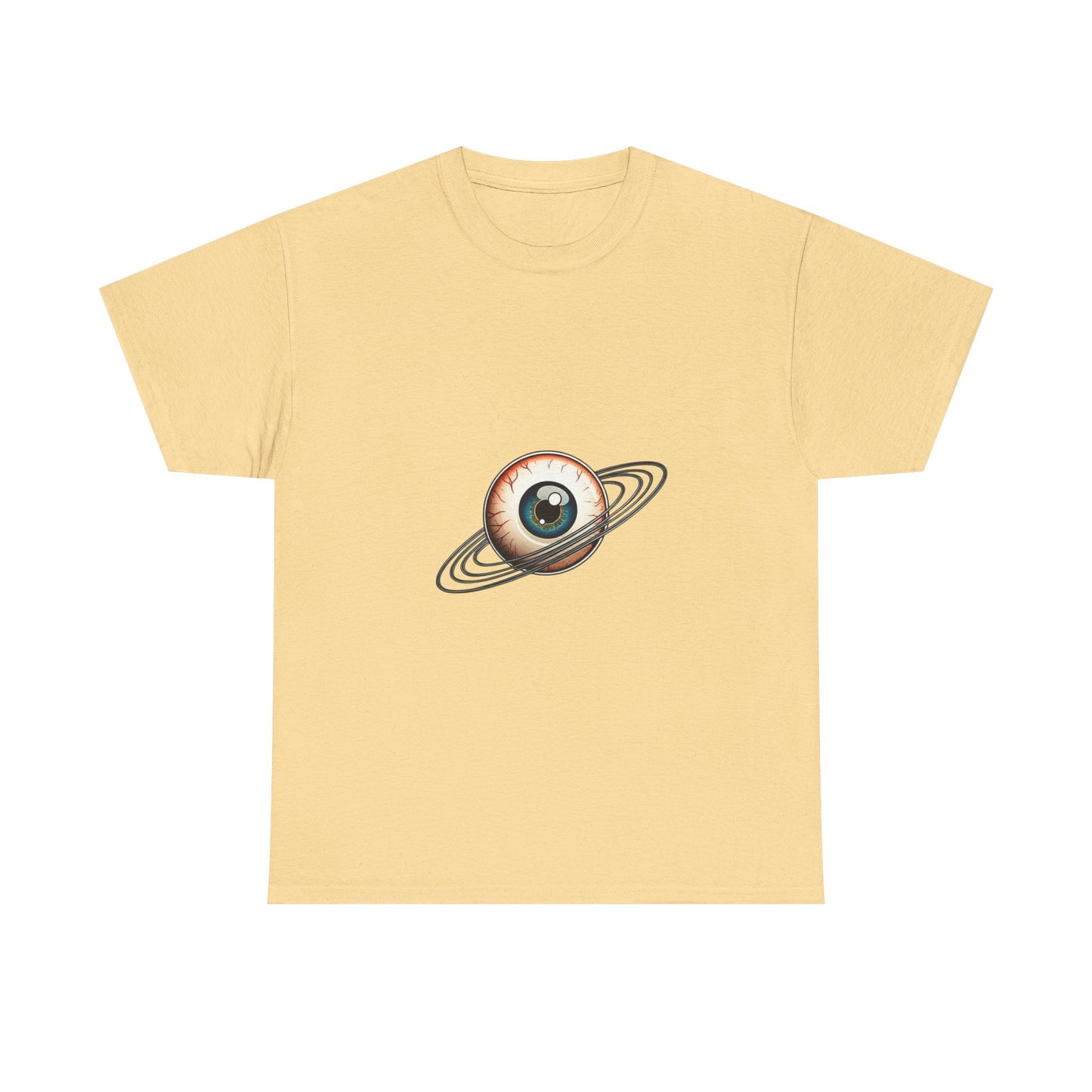 Cosmic Eye Graphic Tee | Unisex Heavy Cotton T-Shirt, Space Lover Gift, Trendy Casual Wear, Unique Birthday Present, Art-Inspired Fashion