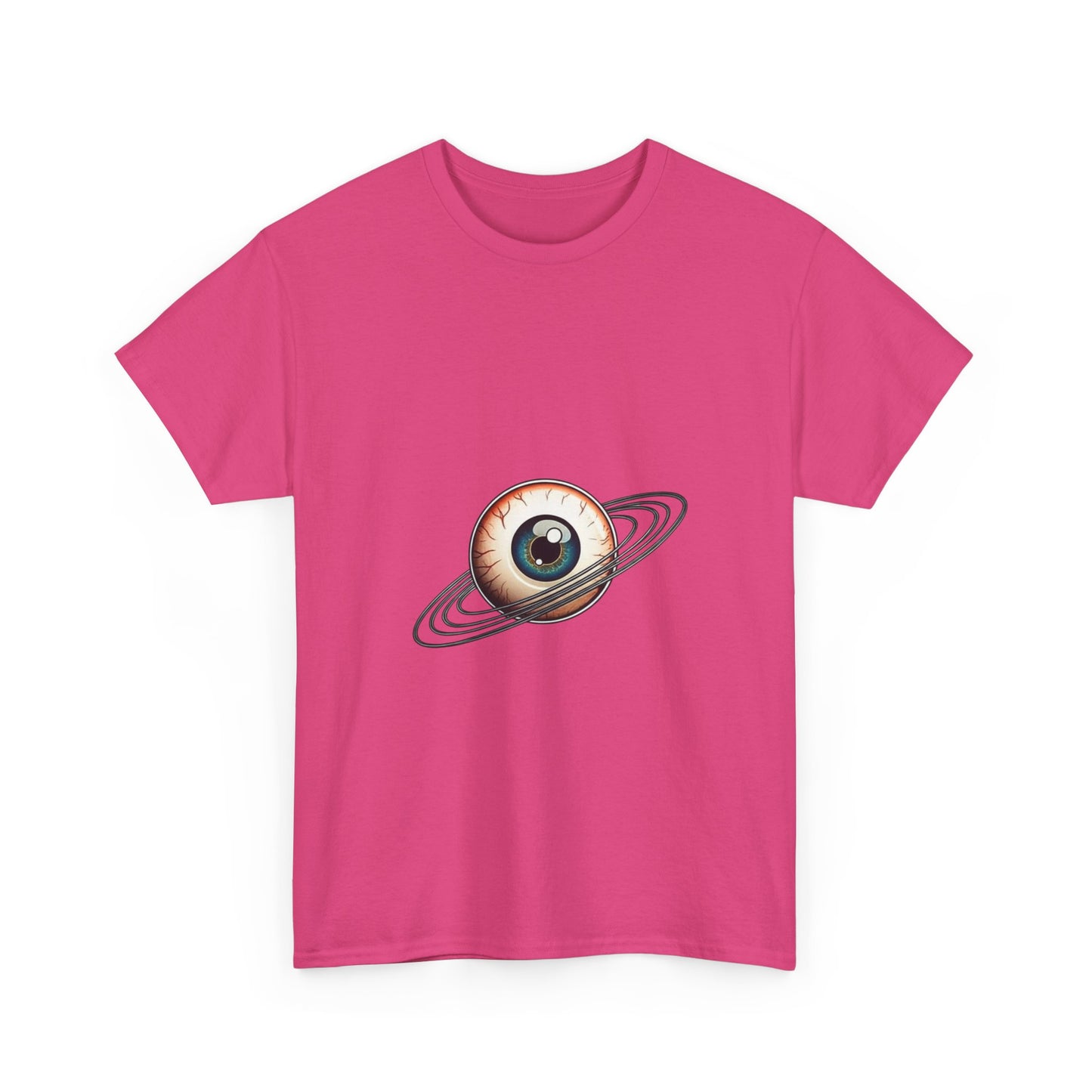 Cosmic Eye Graphic Tee | Unisex Heavy Cotton T-Shirt, Space Lover Gift, Trendy Casual Wear, Unique Birthday Present, Art-Inspired Fashion