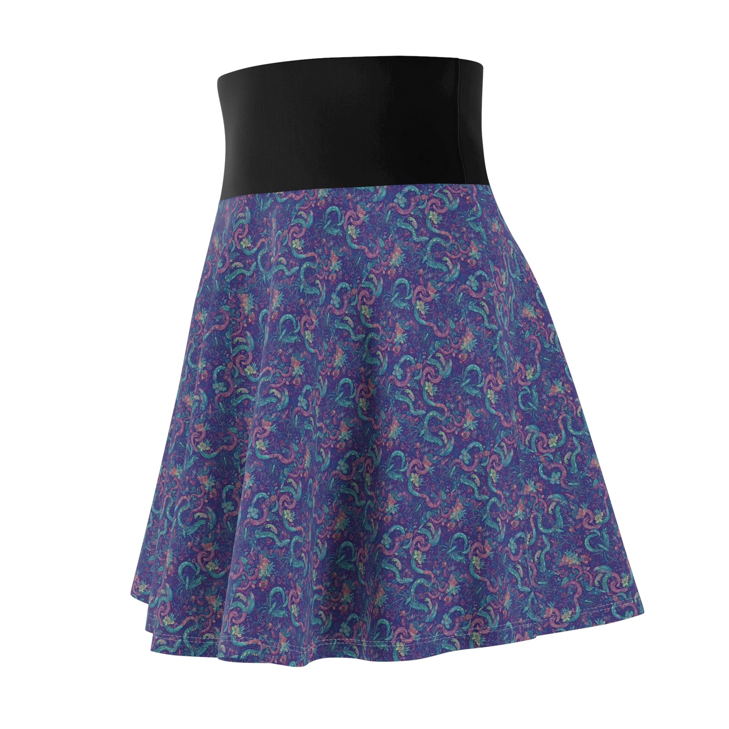 Women's Skater Skirt with Colorful Abstract Design | Casual Dress, Summer Skirt, Everyday Wear, Party Outfit, Fun Fashion