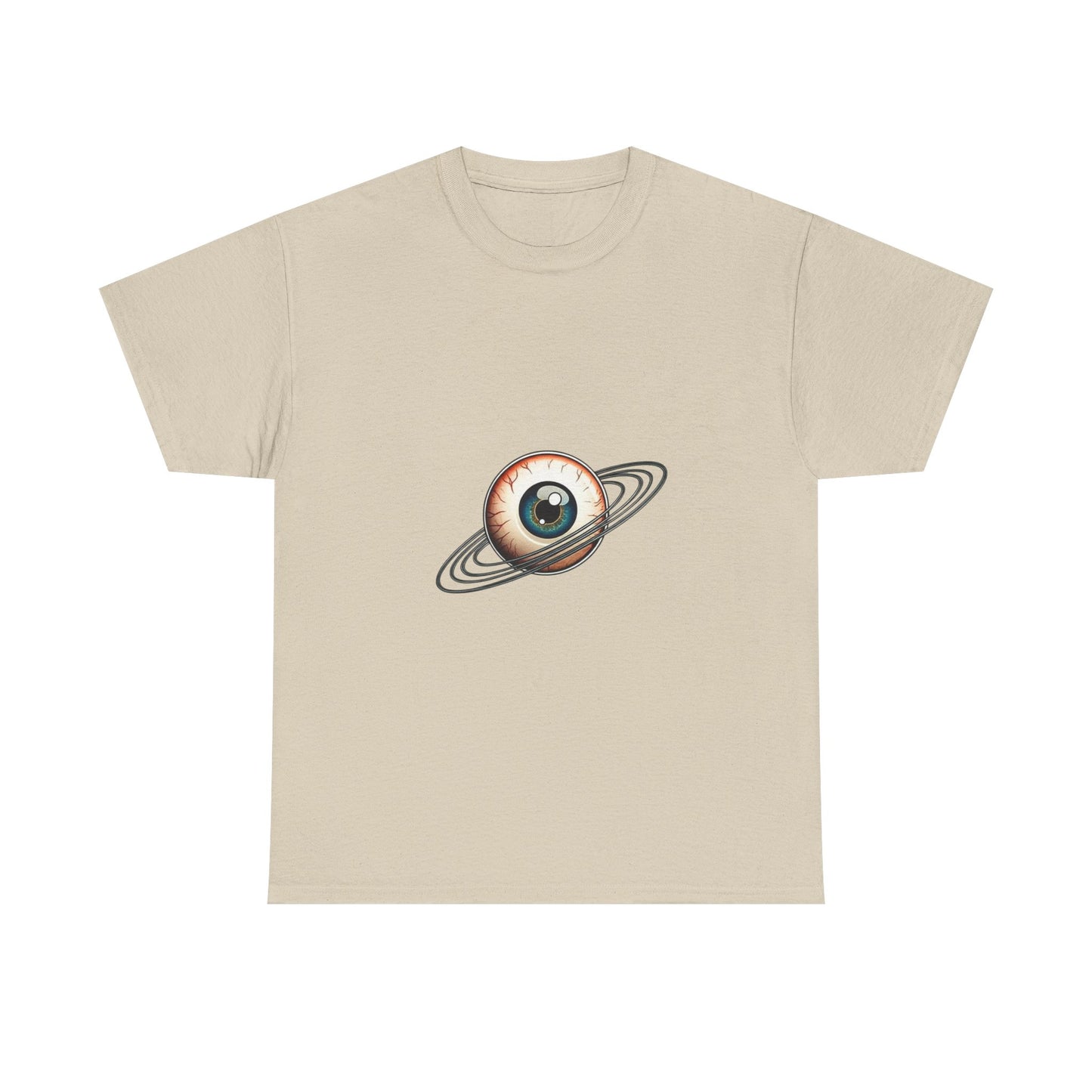Cosmic Eye Graphic Tee | Unisex Heavy Cotton T-Shirt, Space Lover Gift, Trendy Casual Wear, Unique Birthday Present, Art-Inspired Fashion