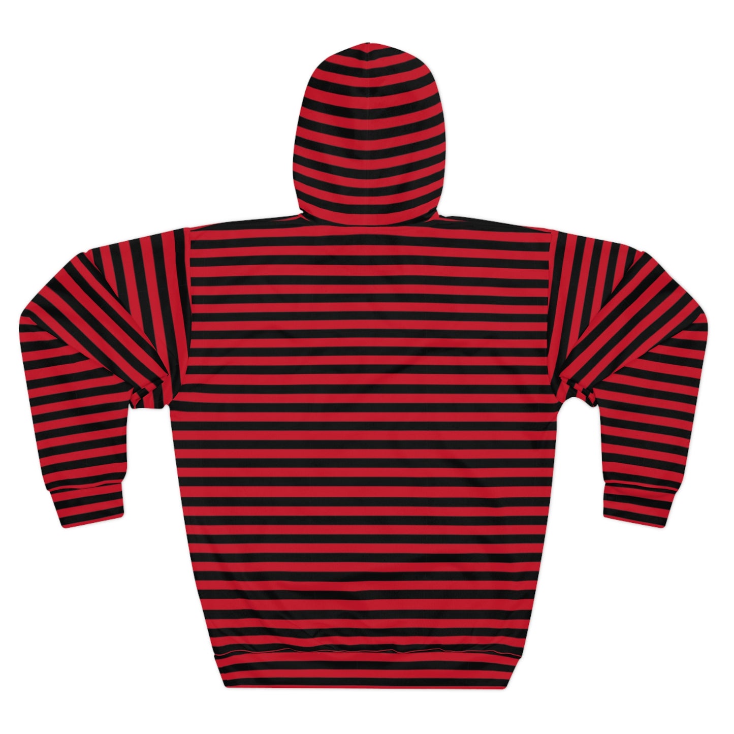 Bold Striped Unisex Pullover Hoodie, Cozy Hooded Sweatshirt, Casual Streetwear, Gift for Him/Her, Fall/Winter Style