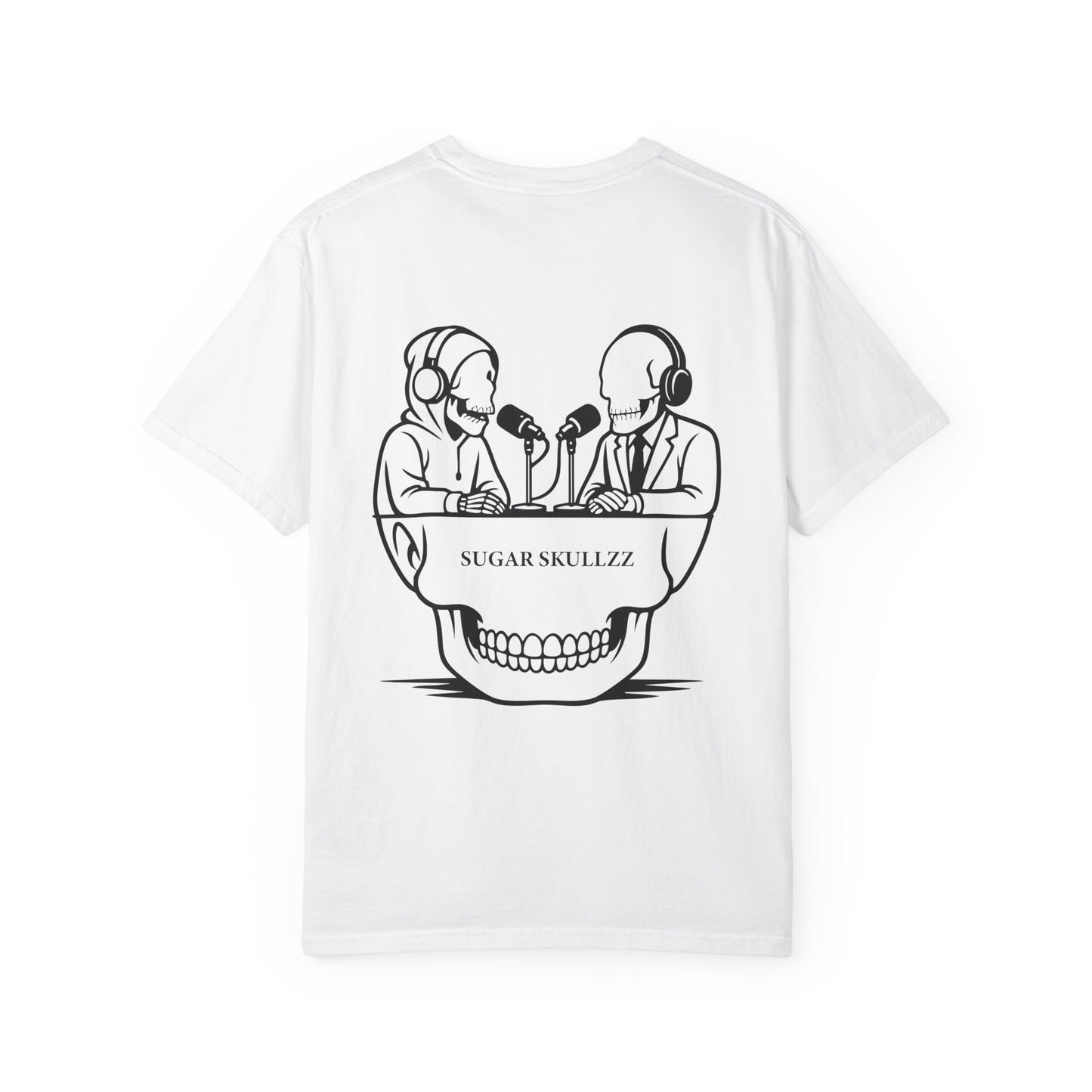 Skull Podcast Unisex T-Shirt - Cool Graphic Tee for Music Lovers