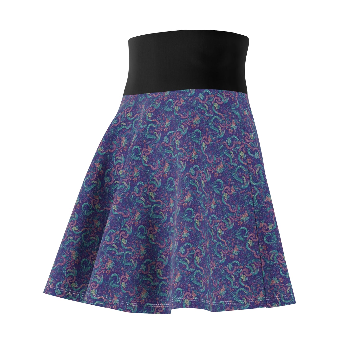 Women's Skater Skirt with Colorful Abstract Design | Casual Dress, Summer Skirt, Everyday Wear, Party Outfit, Fun Fashion