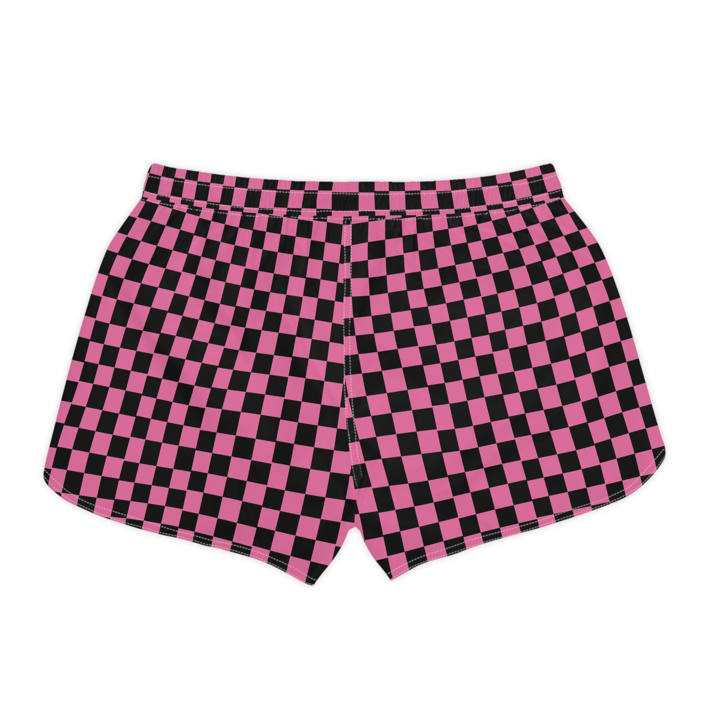 Women's Checkerboard Print Casual Shorts