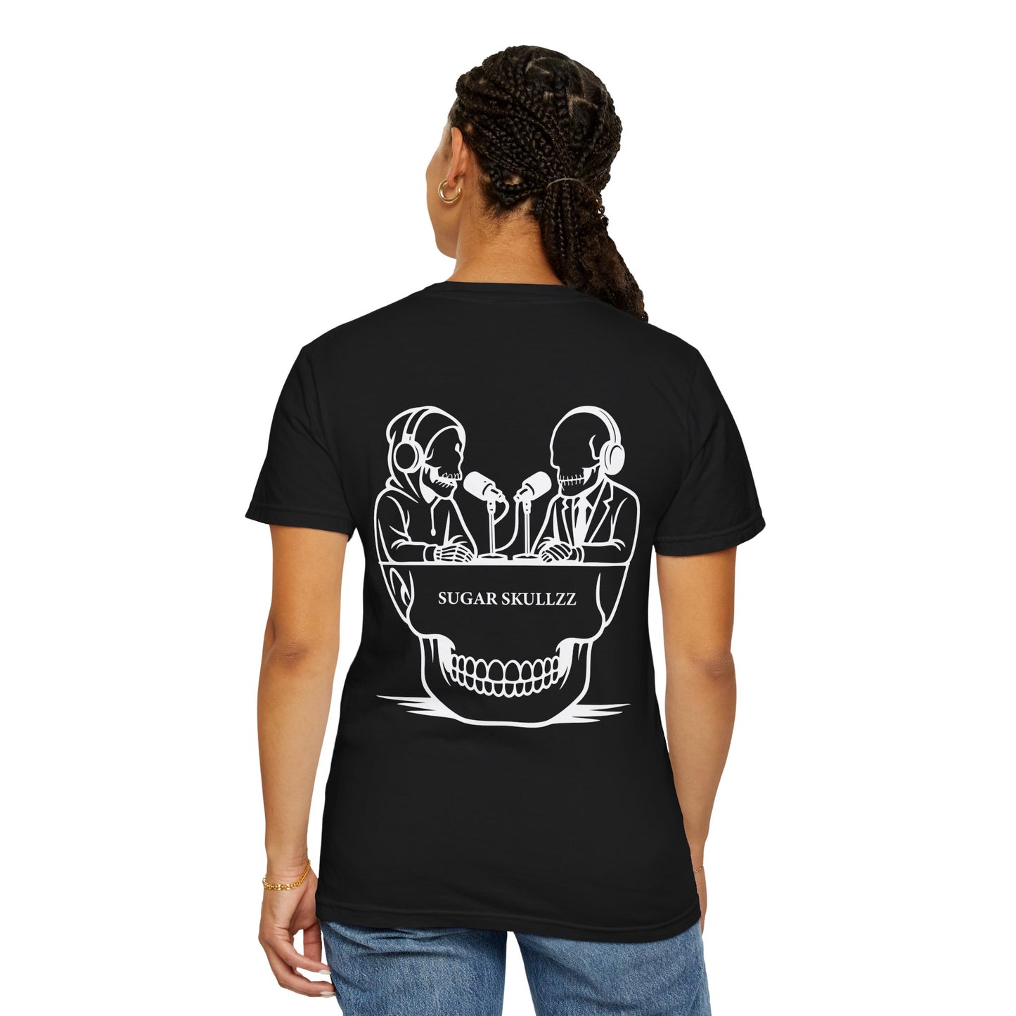 Skull Podcast Unisex T-Shirt - Cool Graphic Tee for Music Lovers
