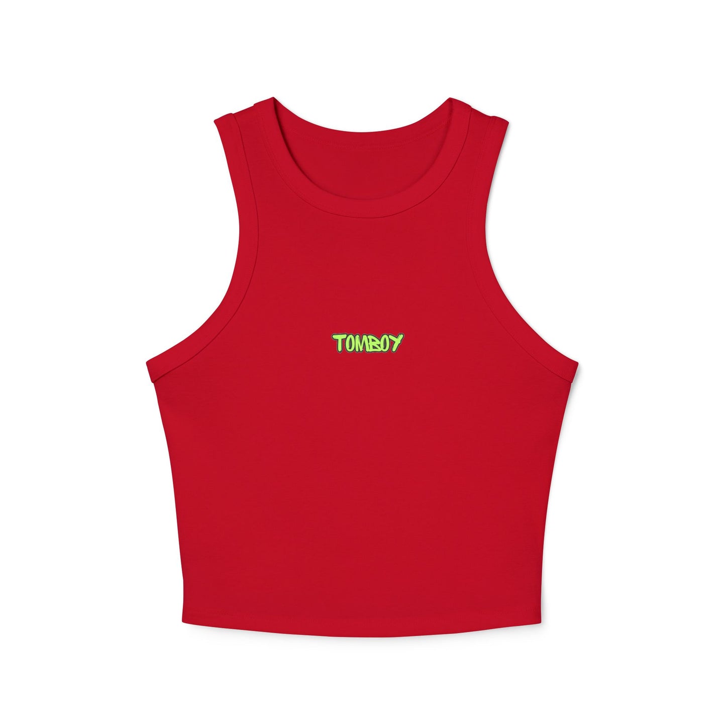Chic Women's Racer Tank Top - Summer Style, Casual Wear, Fitness Apparel, Everyday Essential, Trendy Sleeveless Top