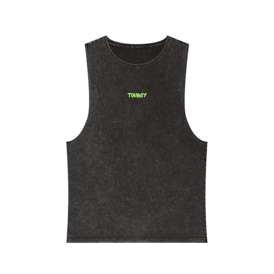 Unisex Stonewash Tank Top - Vintage Cool Vibes for Summer, Perfect for Festivals, Casual Outings, Gym Wear, and Everyday Comfort