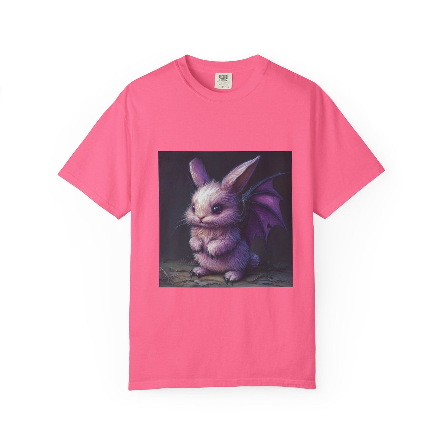Fantasy Dragon Bunny Unisex T-shirt | Cute Animal Graphic Tee, Nature Lovers Gift, Whimsical Apparel, Perfect for Kids & Adults