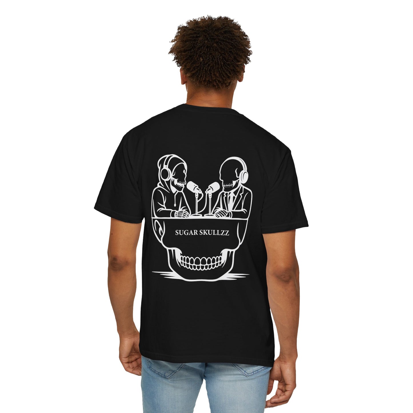 Skull Podcast Unisex T-Shirt - Cool Graphic Tee for Music Lovers