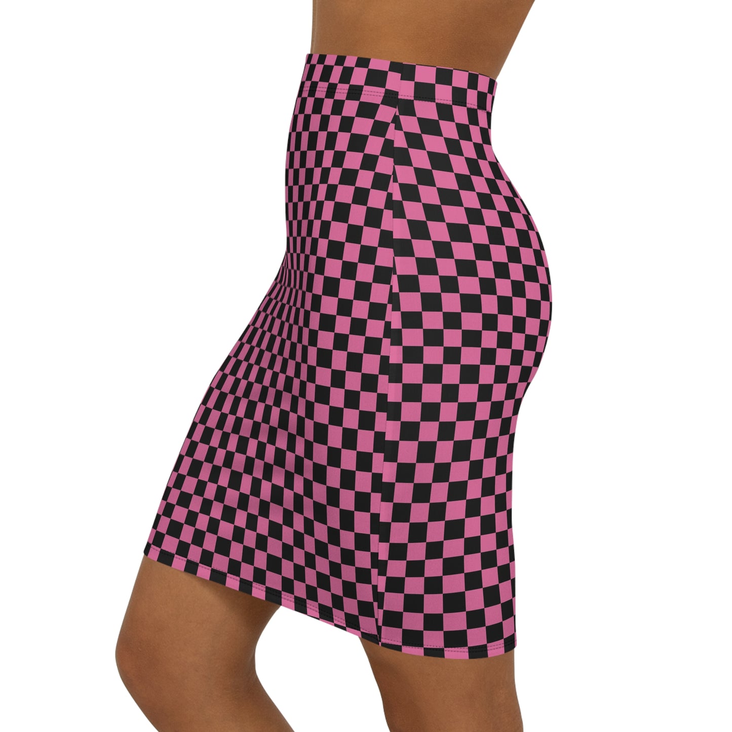 Women's Mid-Waist Pencil Skirt