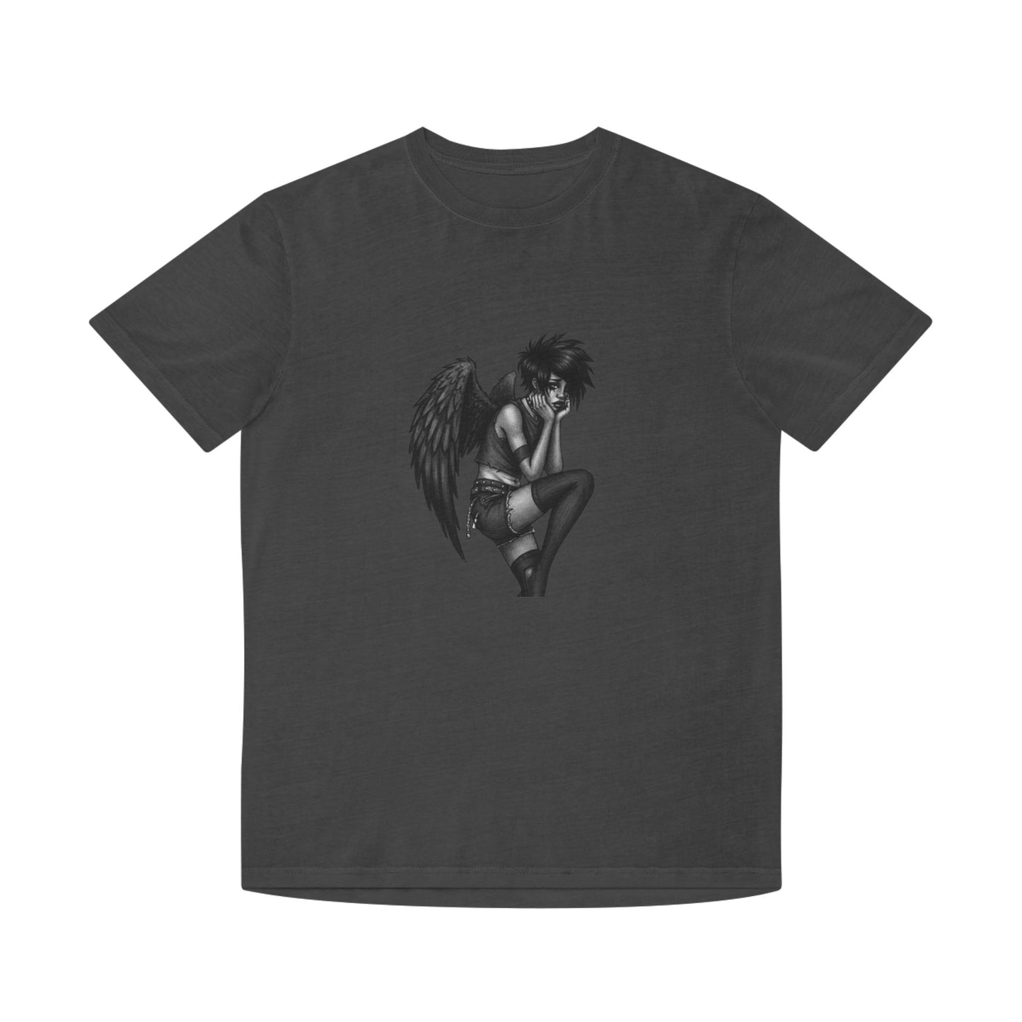 Unisex Vintage Angel Graphic Tee, Casual Wear, Gift for Him/Her, Festival Fashion, Trendy Streetwear