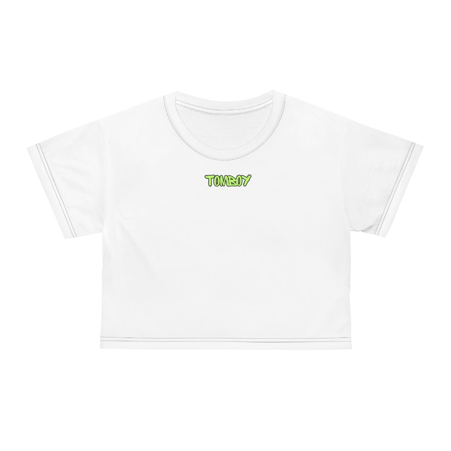 Cute Crop Tee with Fun Text, Summer Crop Top, Casual Tee, Trendy Graphic Tee, Gifts for Her, Streetwear Style