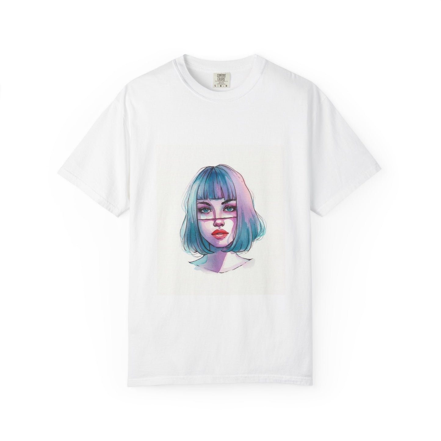 Artistic Unisex T-shirt with Colorful Portrait Design, Casual Wear, Gift for Art Lovers, Birthday Present, Customizable Apparel, [...]