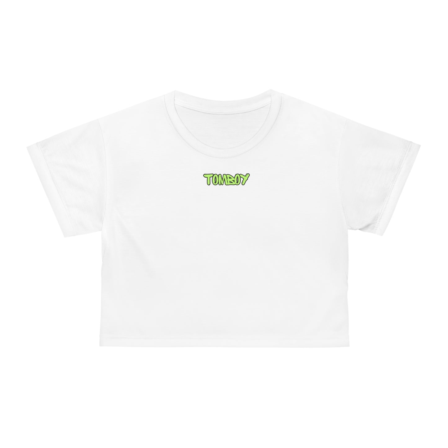 Cute Crop Tee with Fun Text, Summer Crop Top, Casual Tee, Trendy Graphic Tee, Gifts for Her, Streetwear Style