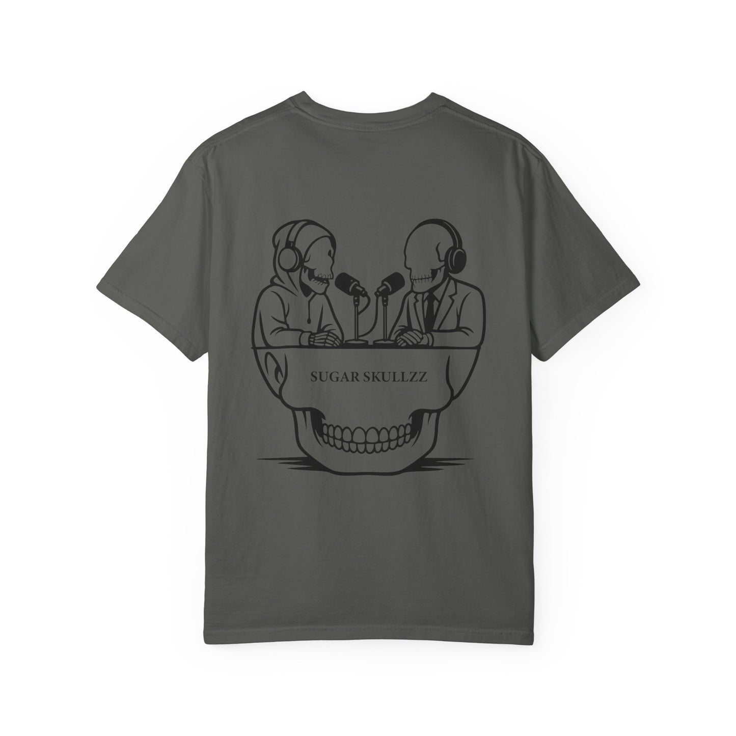 Skull Podcast Unisex T-Shirt - Cool Graphic Tee for Music Lovers
