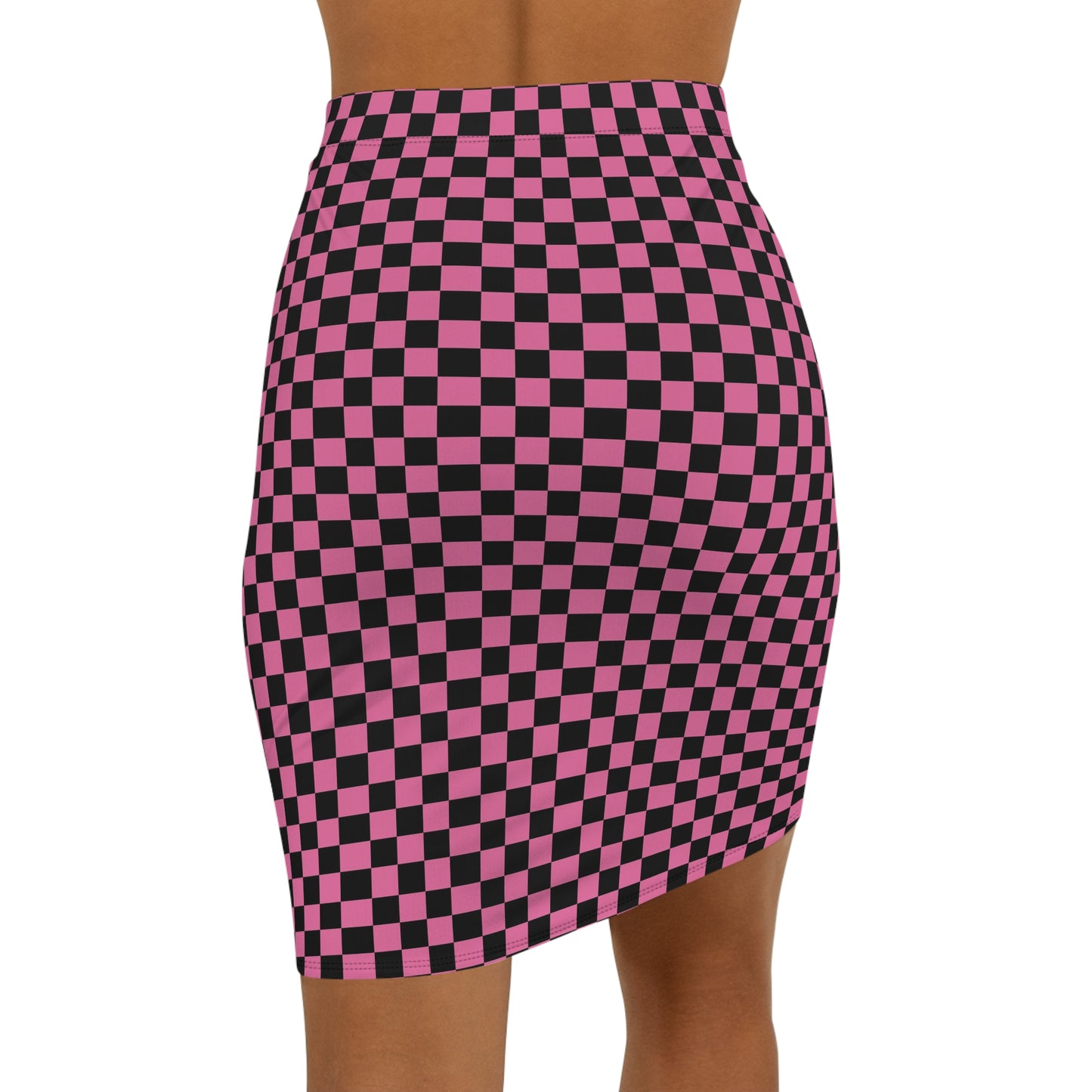 Women's Mid-Waist Pencil Skirt