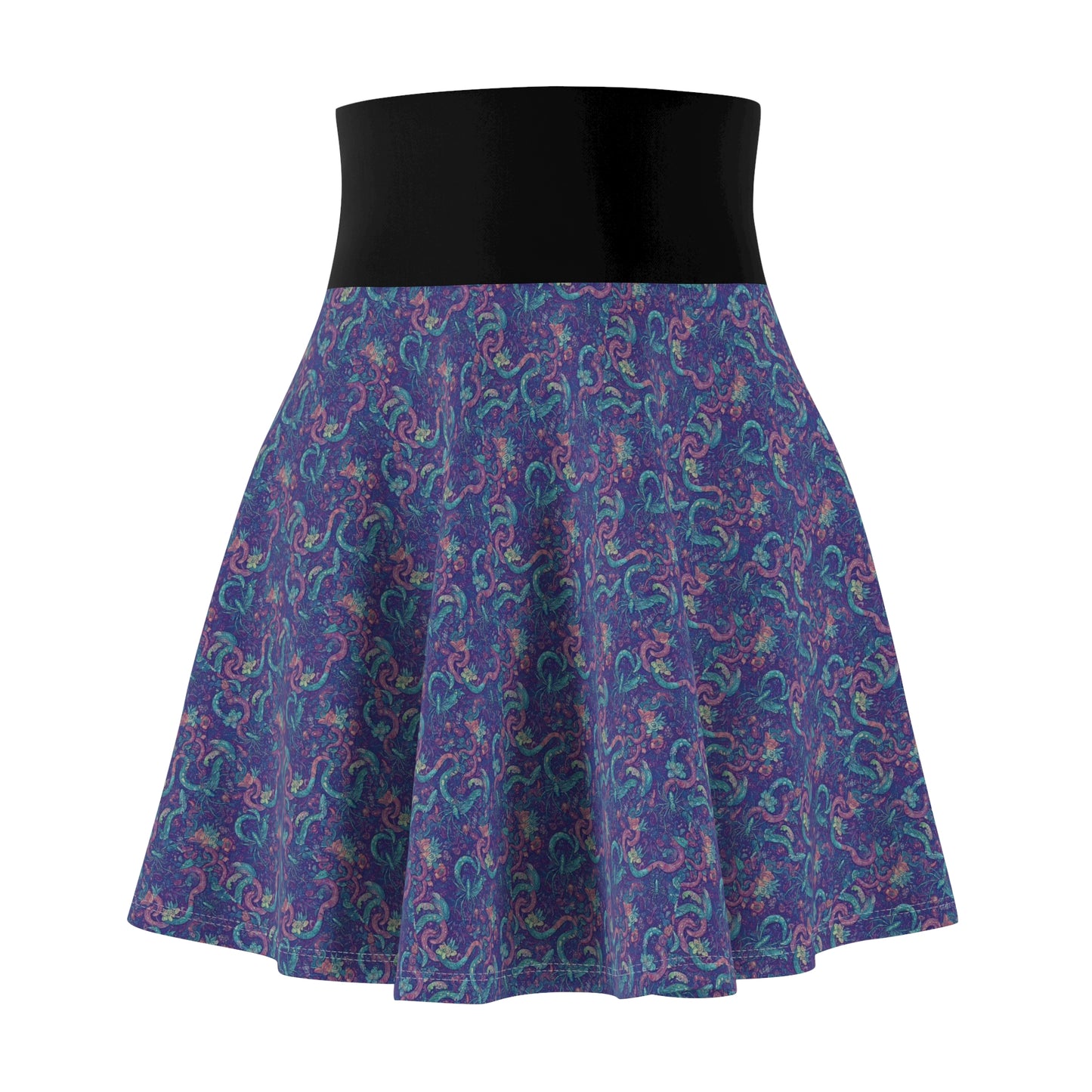 Women's Skater Skirt with Colorful Abstract Design | Casual Dress, Summer Skirt, Everyday Wear, Party Outfit, Fun Fashion