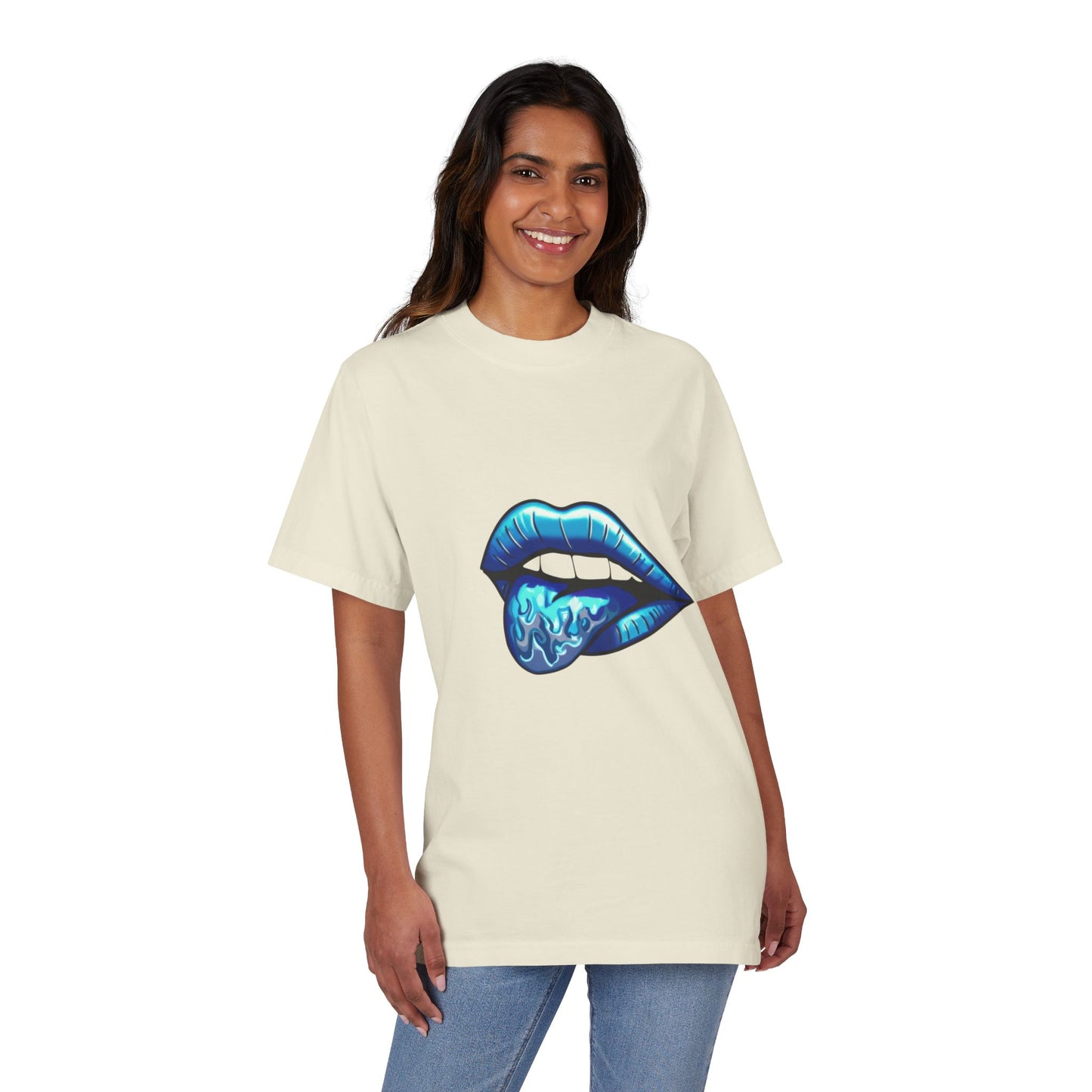 Unisex Garment-Dyed Drop-Shoulder T-Shirt