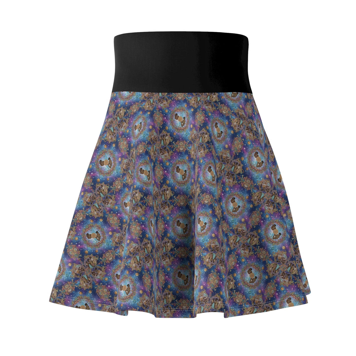 Vibrant Women's Skater Skirt, Stylish Skirt for Casual Outings, Perfect for Summer Festivals, Bohemian Fashion Skirt, Ideal Gift for Her