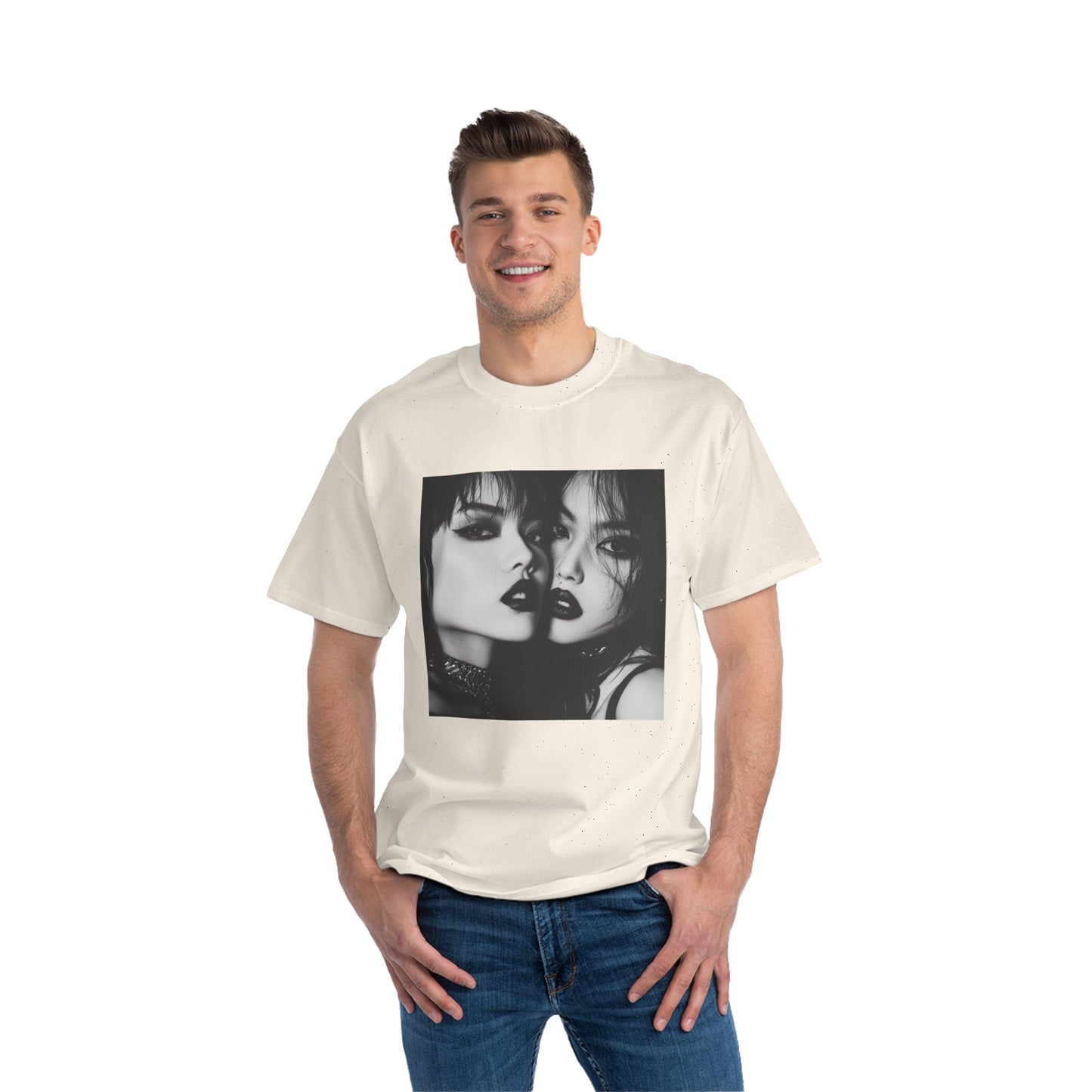 Chic Graphic Tee - Edgy Short-Sleeve Shirt, Fashionable Gift for Her, Casual Wear for Fashion Lovers, Stylish Everyday Tee, Trendy [...]