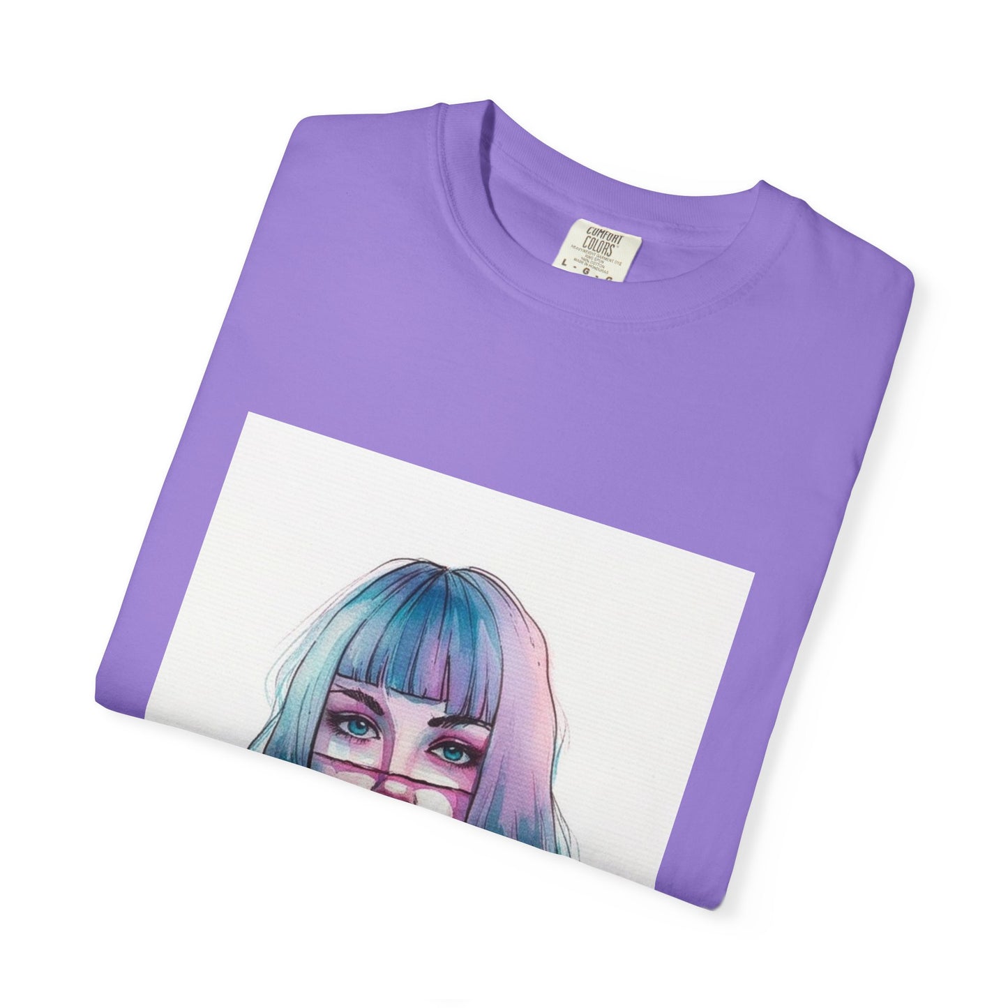 Artistic Unisex T-shirt with Colorful Portrait Design, Casual Wear, Gift for Art Lovers, Birthday Present, Customizable Apparel, [...]