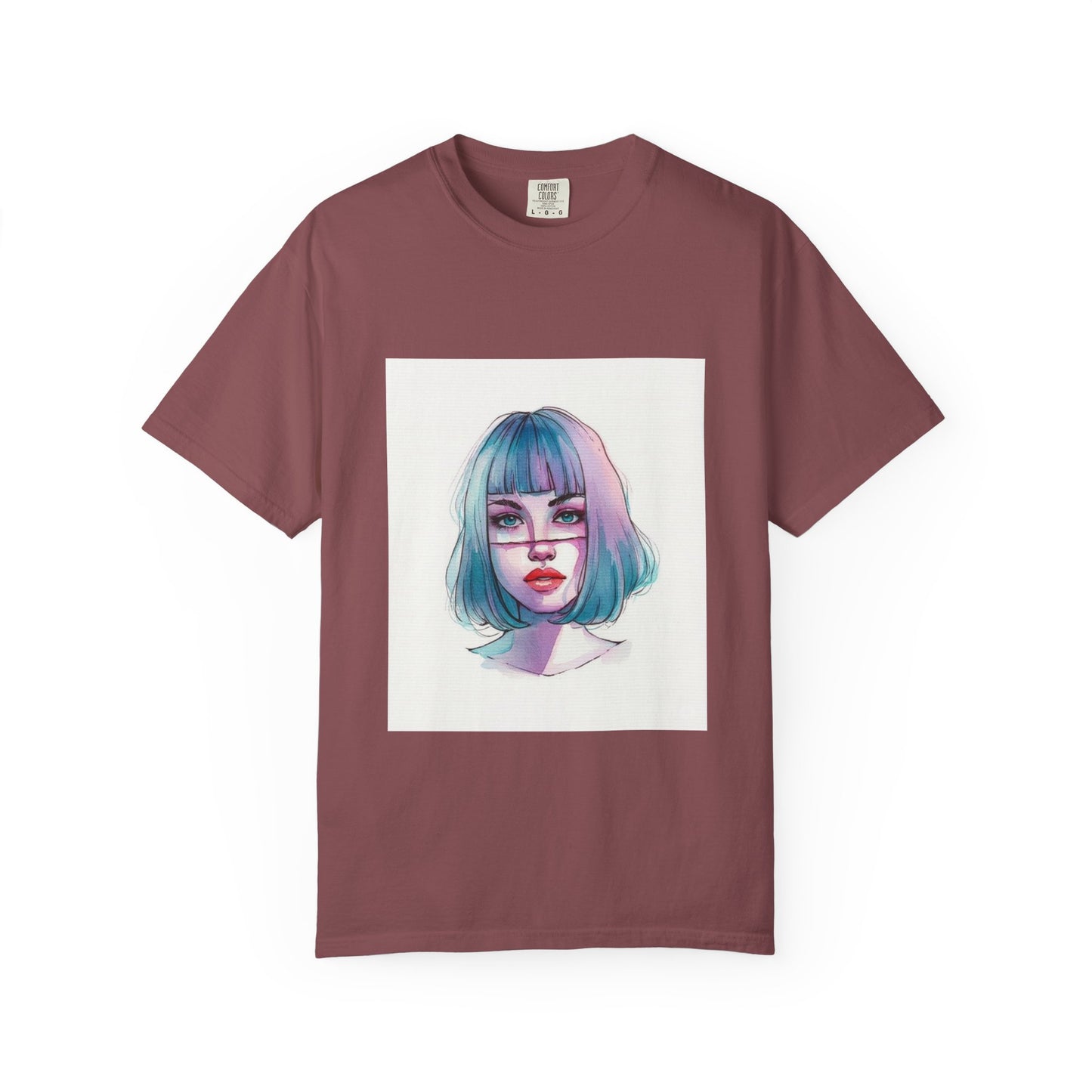 Artistic Unisex T-shirt with Colorful Portrait Design, Casual Wear, Gift for Art Lovers, Birthday Present, Customizable Apparel, [...]