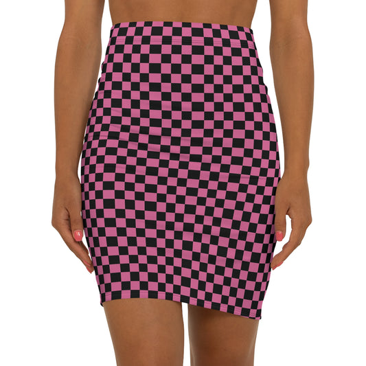 Women's Mid-Waist Pencil Skirt