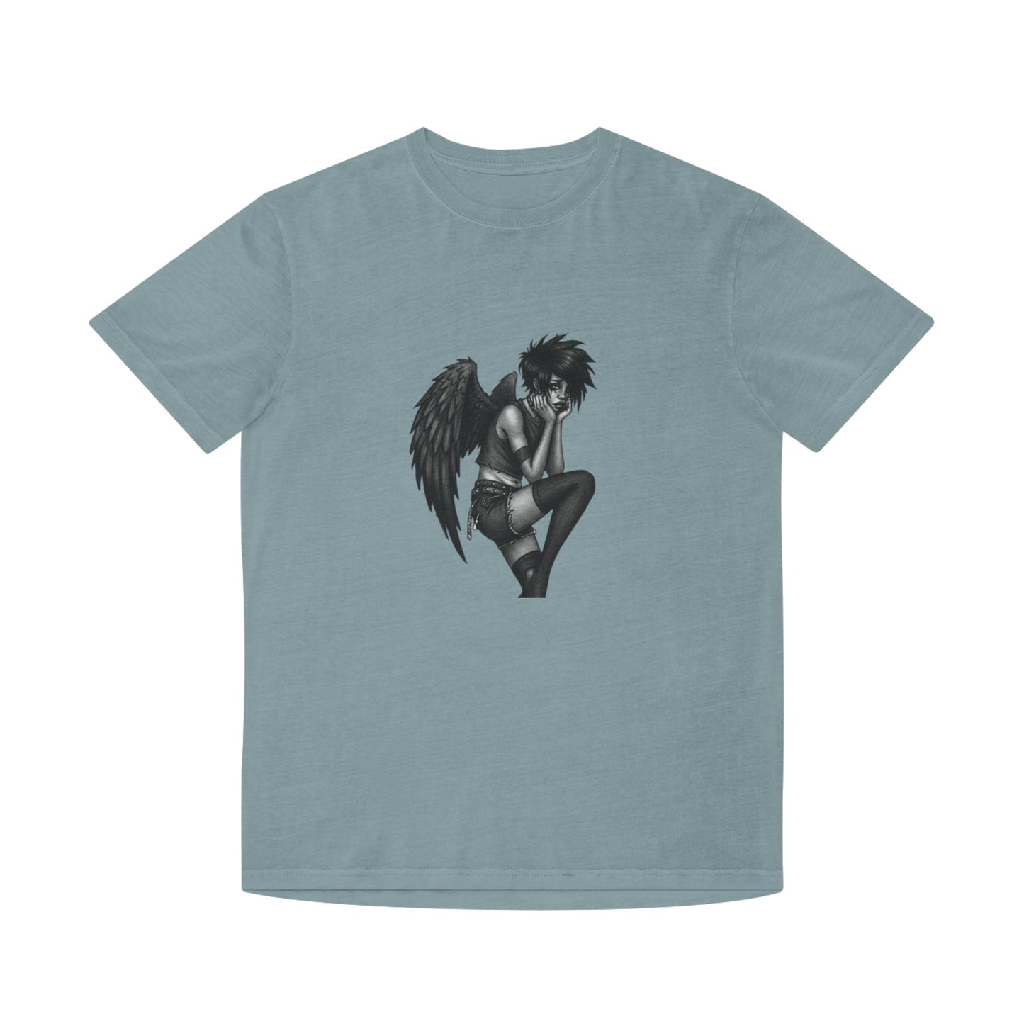 Unisex Vintage Angel Graphic Tee, Casual Wear, Gift for Him/Her, Festival Fashion, Trendy Streetwear