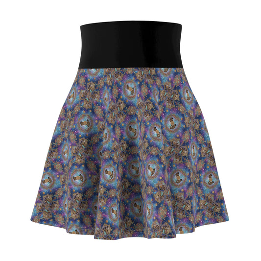Vibrant Women's Skater Skirt, Stylish Skirt for Casual Outings, Perfect for Summer Festivals, Bohemian Fashion Skirt, Ideal Gift for Her