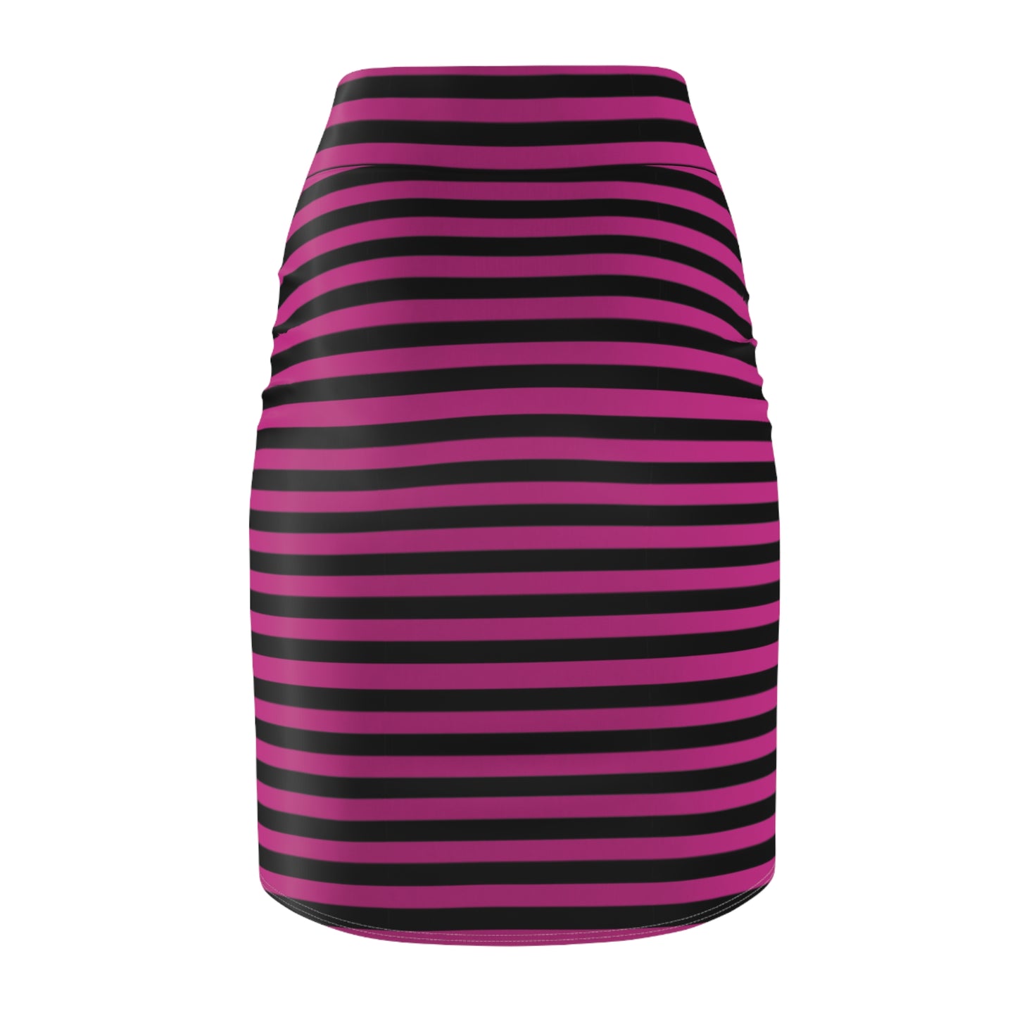 Chic Striped Women's Pencil Skirt, Trendy Office Wear, Stylish Date Night Outfit, Versatile Summer Fashion, Bold Stripes Skirt