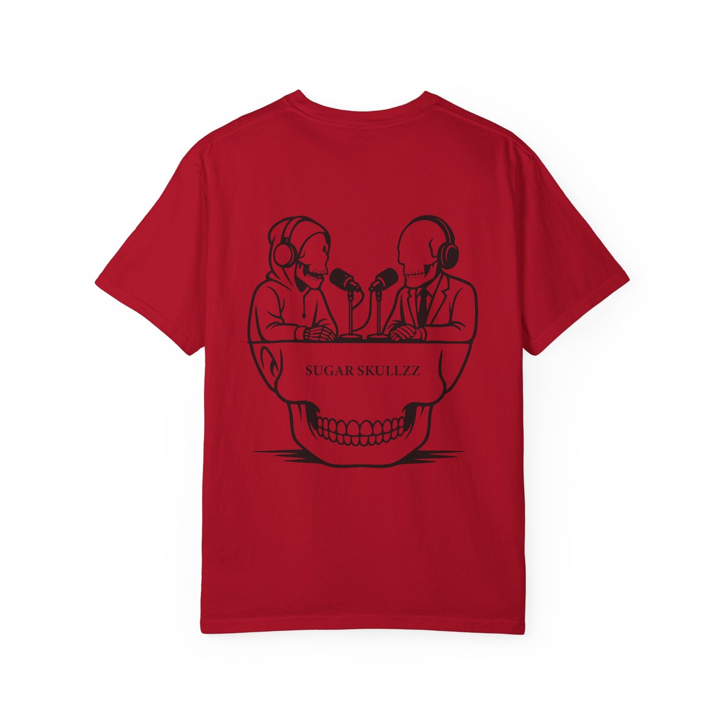 Skull Podcast Unisex T-Shirt - Cool Graphic Tee for Music Lovers