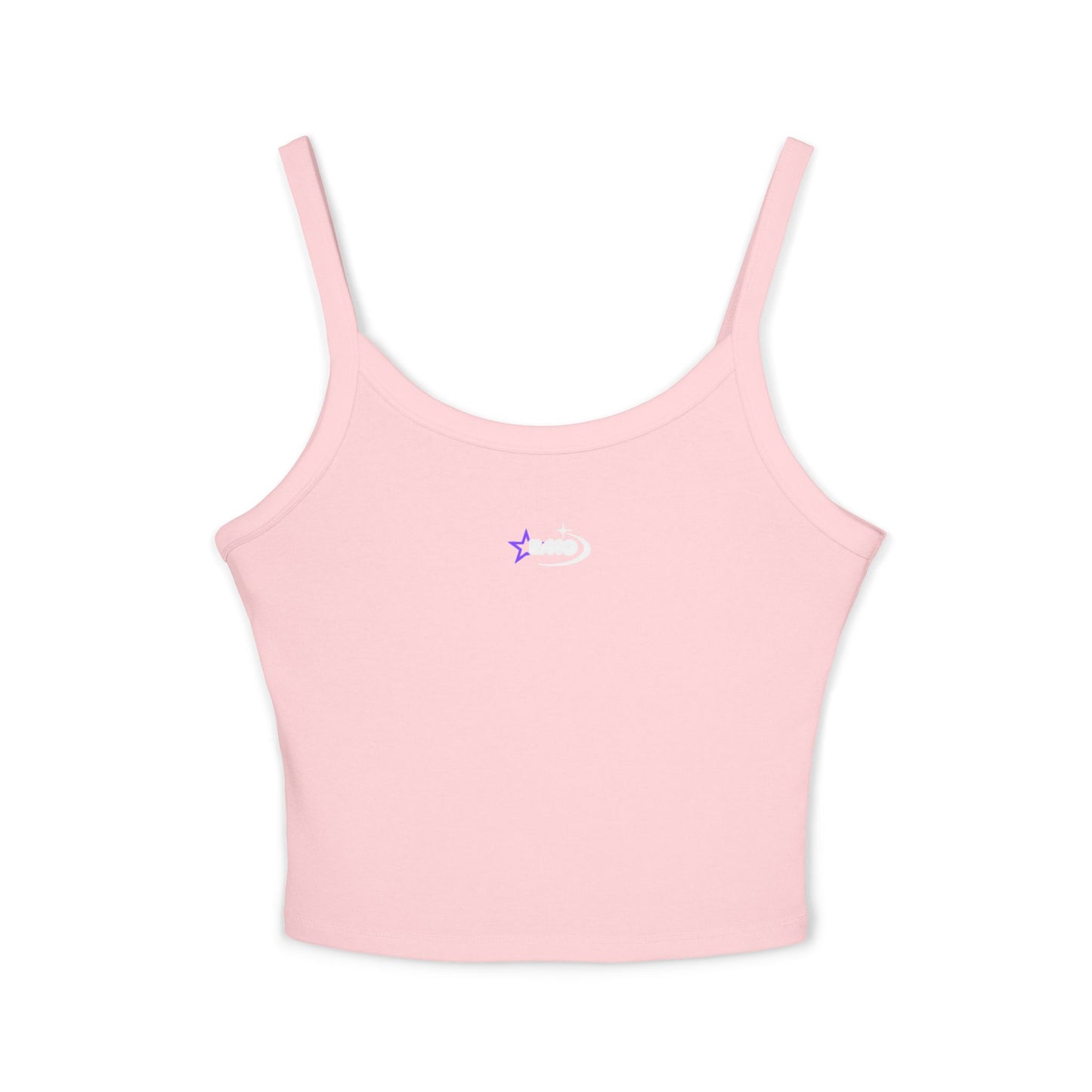 Cute Women's Spaghetti Strap Tank Top with Star Design, Summer Essential, Casual Tank, Gift for Friends, Vacation Wear, Layering Top