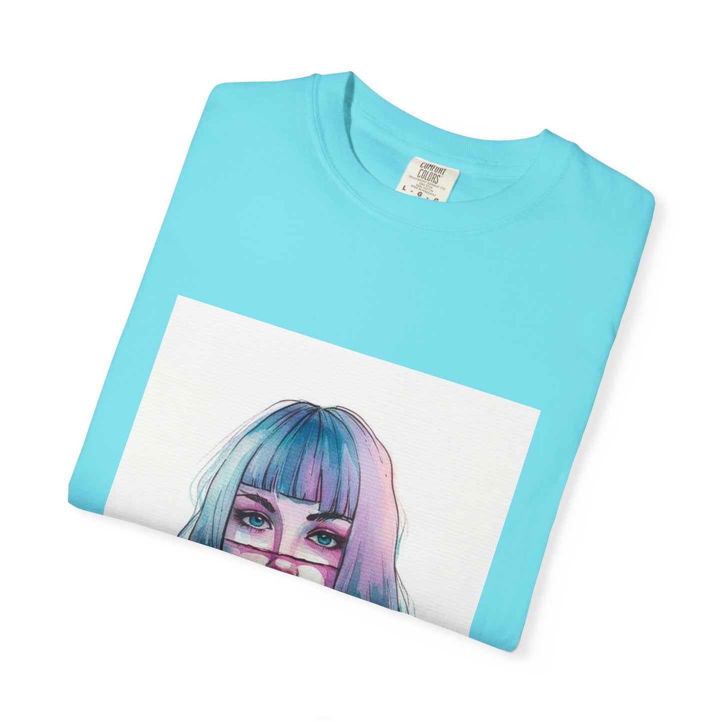 Artistic Unisex T-shirt with Colorful Portrait Design, Casual Wear, Gift for Art Lovers, Birthday Present, Customizable Apparel, [...]