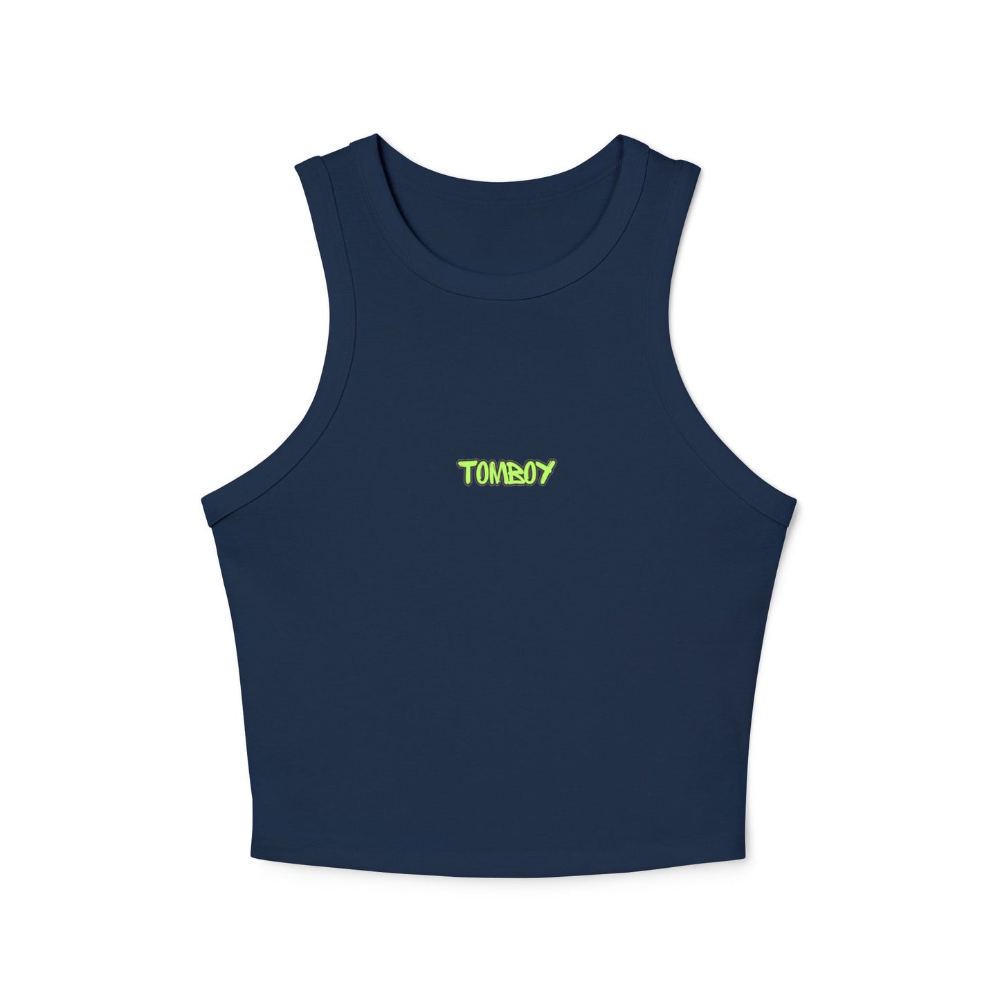 Chic Women's Racer Tank Top - Summer Style, Casual Wear, Fitness Apparel, Everyday Essential, Trendy Sleeveless Top