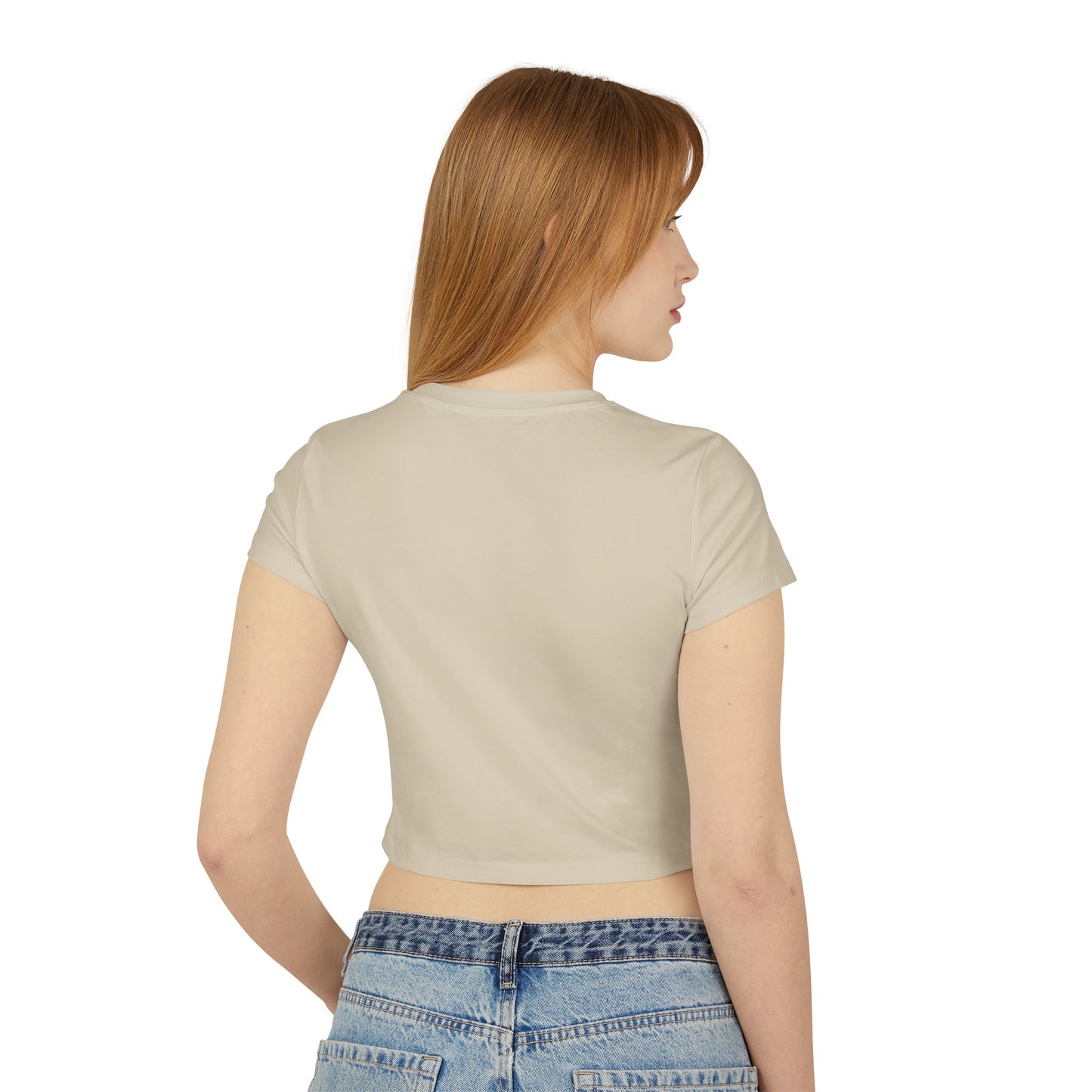 Cropped Tee Rose Graphic